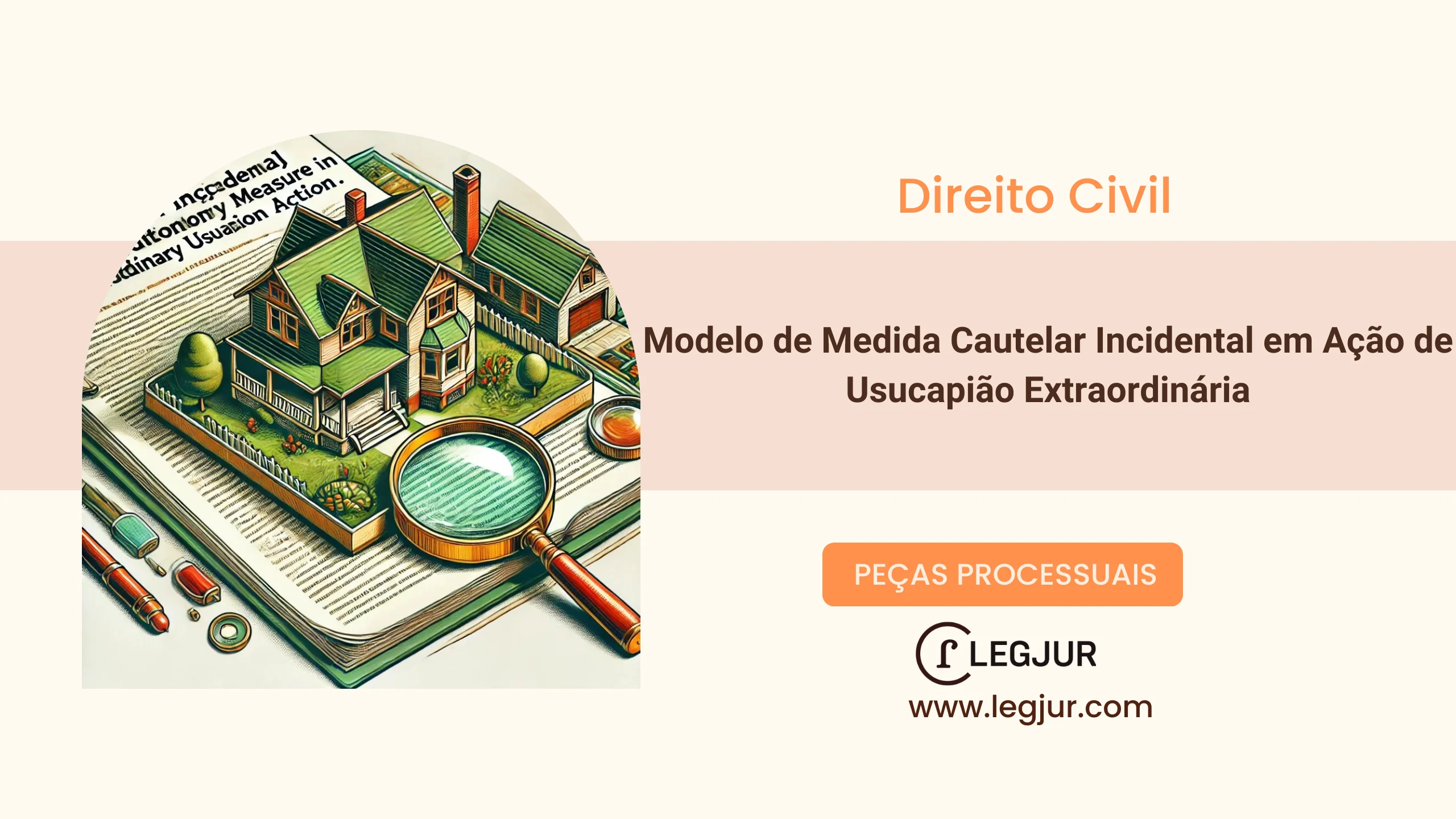 Modelo de Pedido de Medida Cautelar Incidental em Ação de Usucapião Extraordinária para Impedir Alteração de Titularidade e Corte de Energia Elétrica