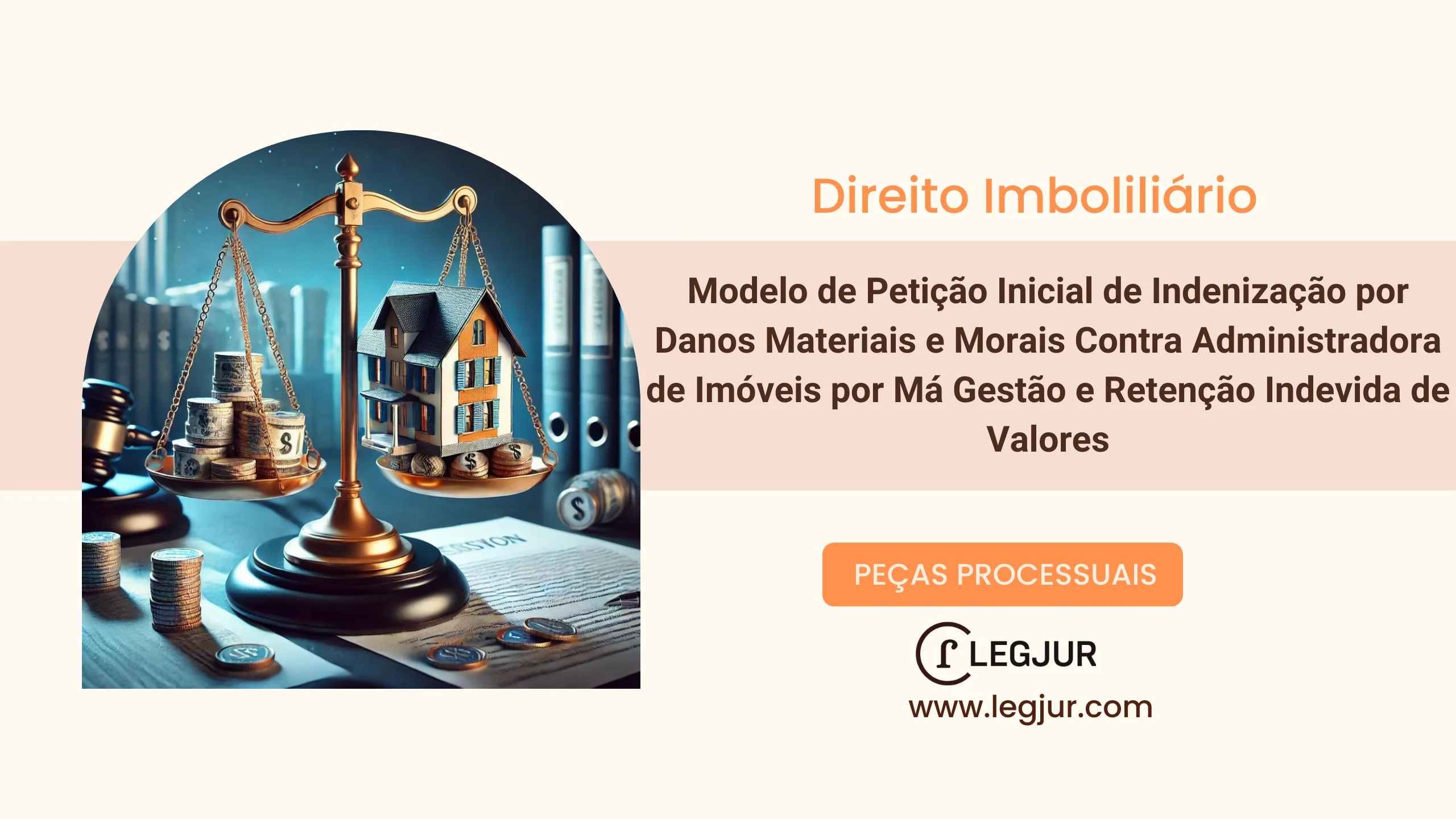 Modelo de Ação de Indenização por Danos Materiais e Morais devido a Falha na Prestação de Serviços de Administração Imobiliária