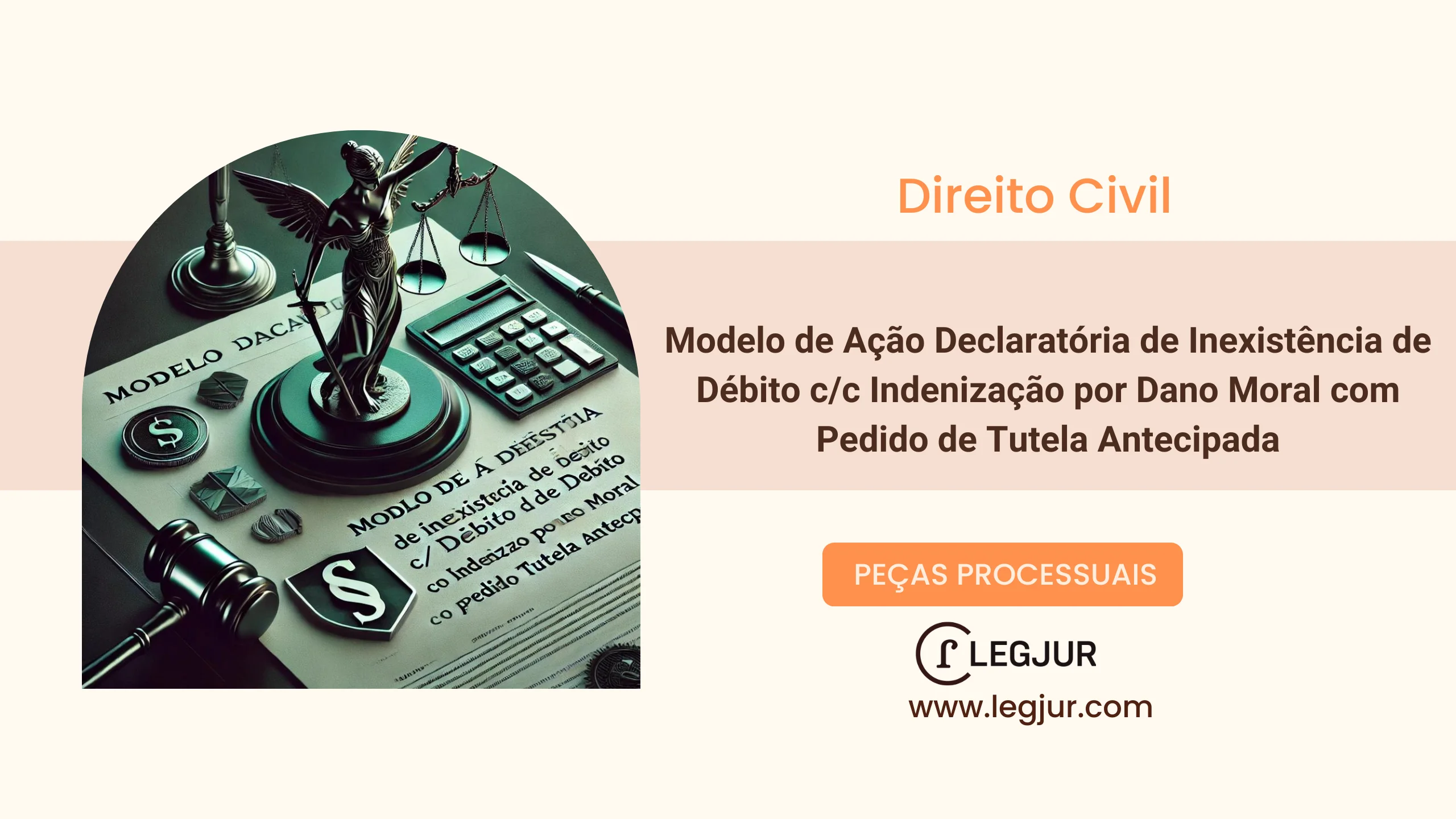 Modelo de Ação Declaratória de Inexistência de Débito com Pedido de Indenização por Danos Morais e Tutela Antecipada