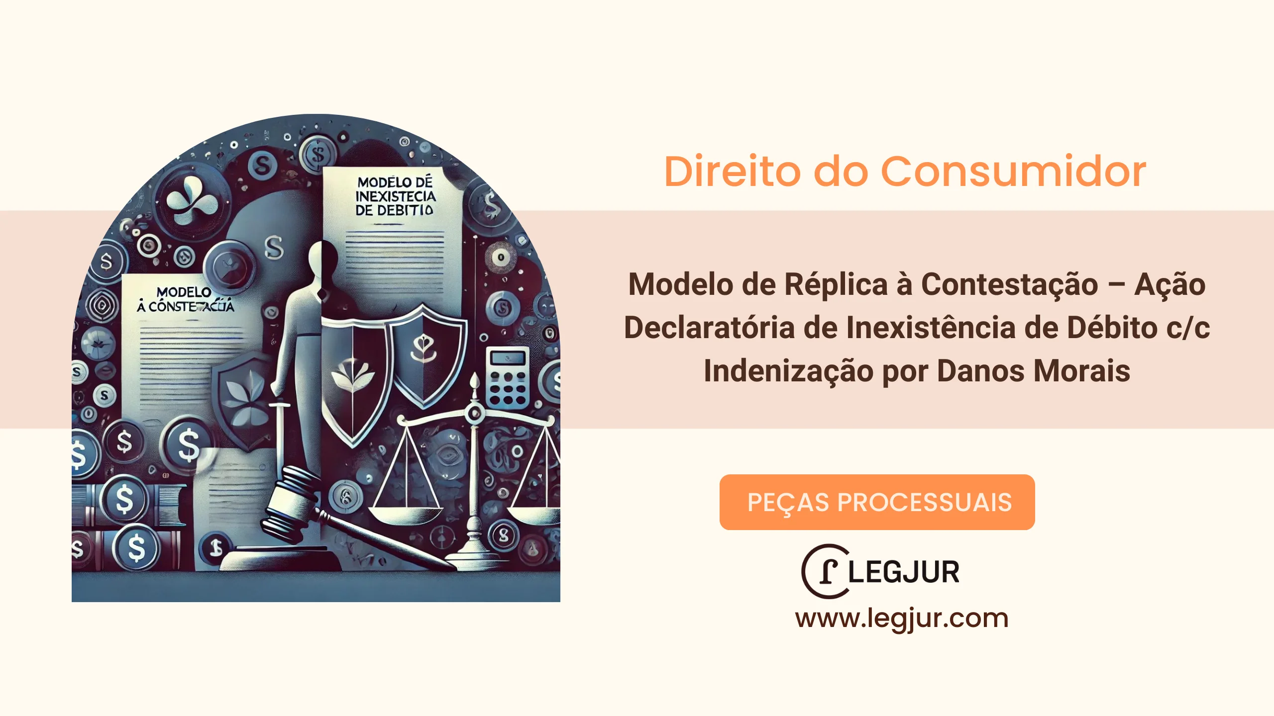 Modelo de Réplica à Contestação em Ação Declaratória de Inexistência de Relação Jurídica e Pedido de Indenização por Danos Morais contra Telefônica Brasil S/A (Vivo)