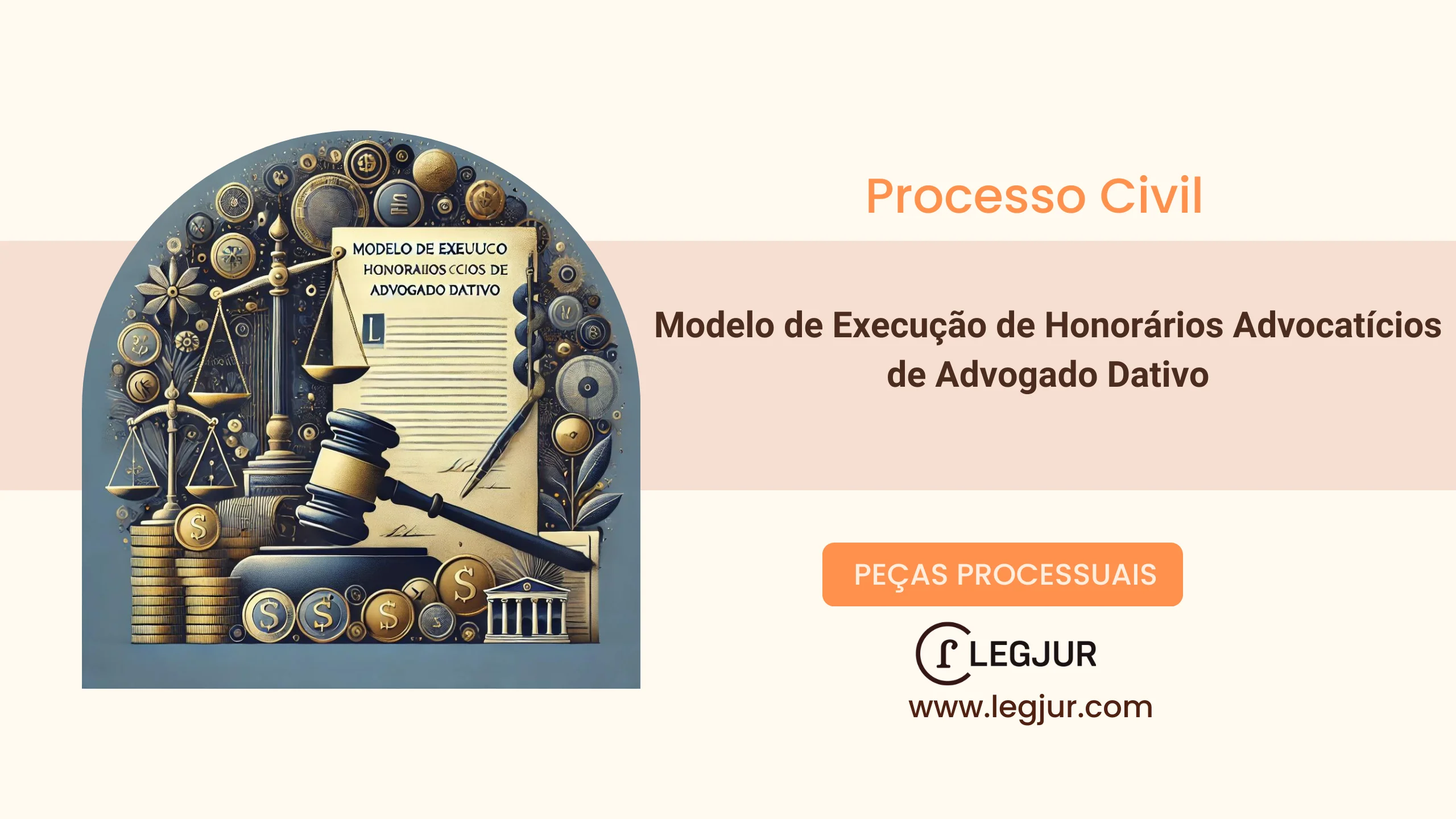 Modelo de Ação de Execução de Honorários Advocatícios Proposta por Advogado Dativo contra Estado