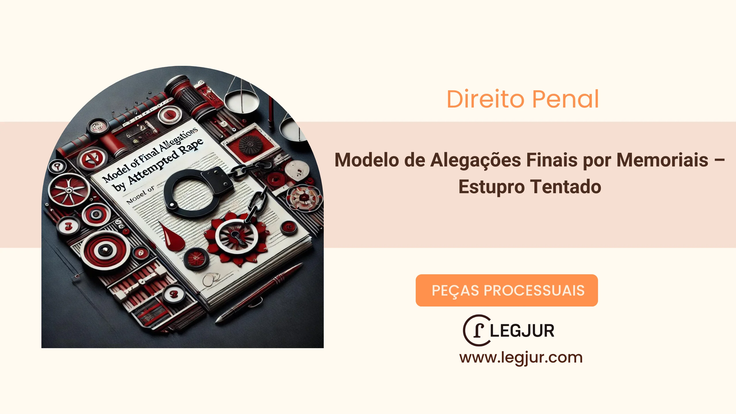 Modelo de Alegações Finais por Memoriais - Defesa de Acusado em Processo Criminal de Tentativa de Estupro Qualificado