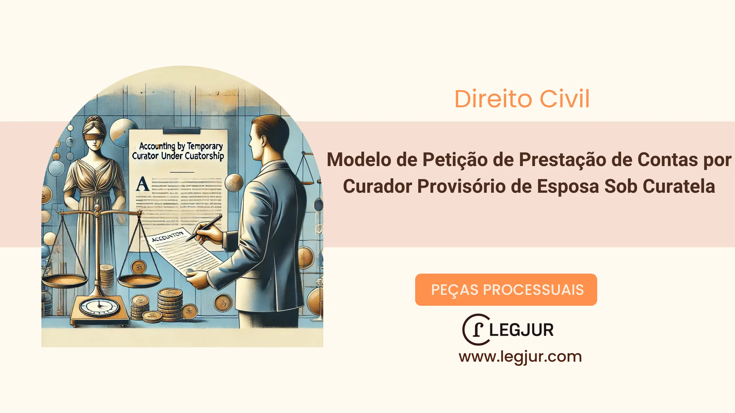 Modelo de Pedido de Prestação de Contas de Curador Provisório em Favor de Curatelada com Base no CPC/2015 e no Código Civil