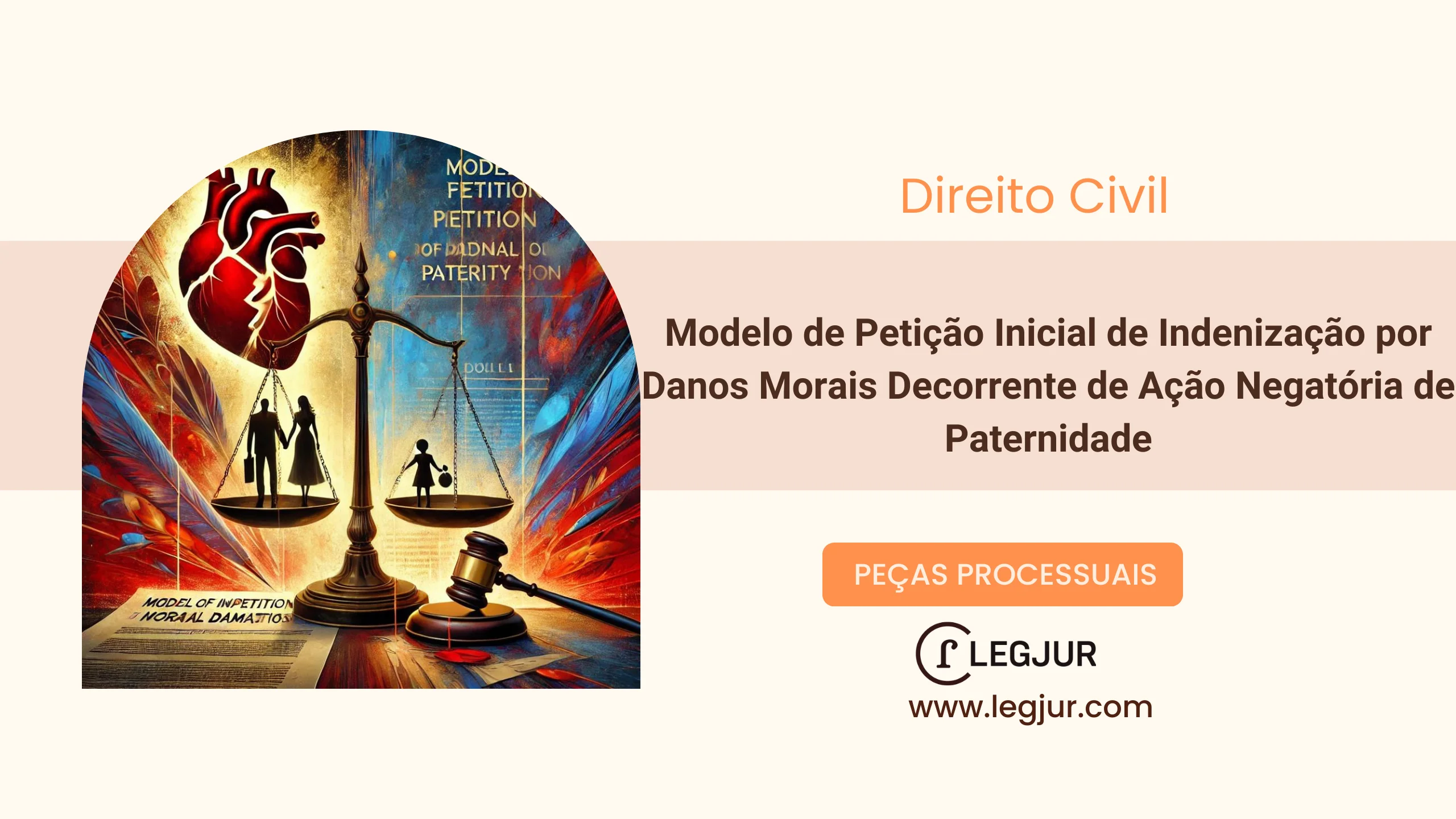 Modelo de Ação de Indenização por Danos Morais em Razão de Abuso de Direito em Ação Negatória de Paternidade