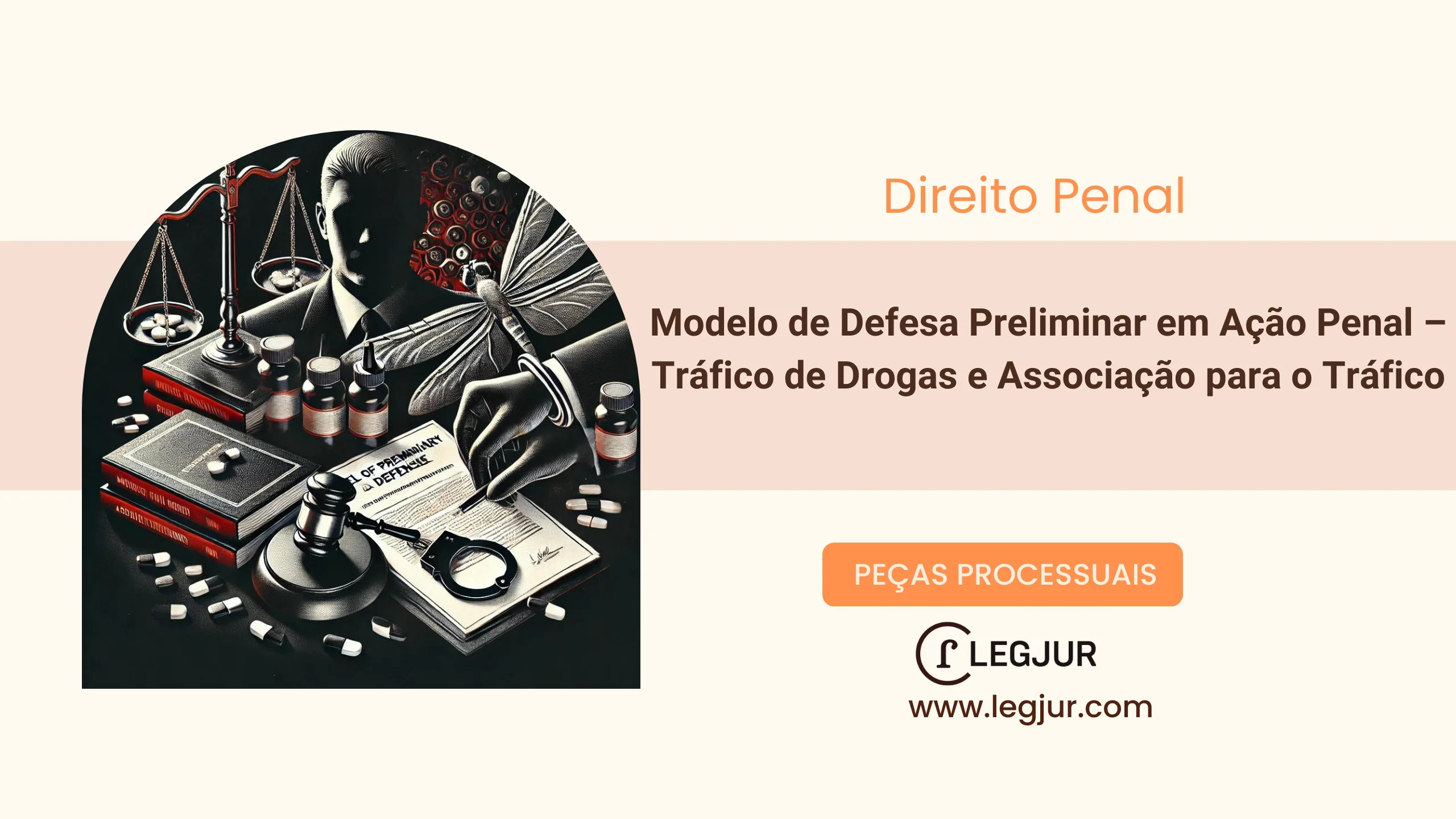 Modelo de Defesa Preliminar em Processo Criminal por Tráfico e Associação para o Tráfico de Drogas com Pedido de Nulidade de Provas e Absolvição