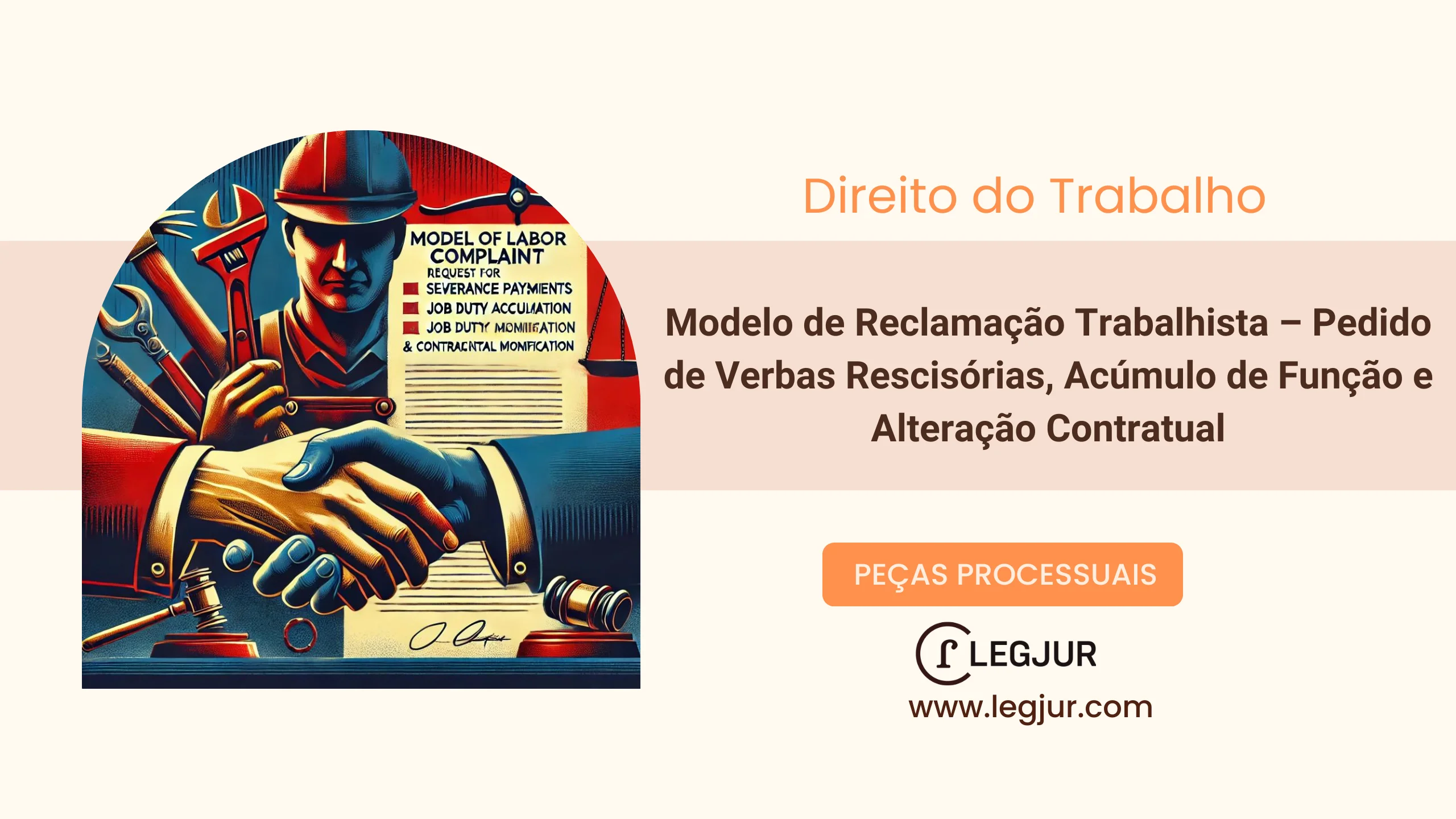 Modelo de Reclamação Trabalhista com Pedido de Reconhecimento de Acúmulo de Função, Pagamento de Comissões e Concessão de Justiça Gratuita