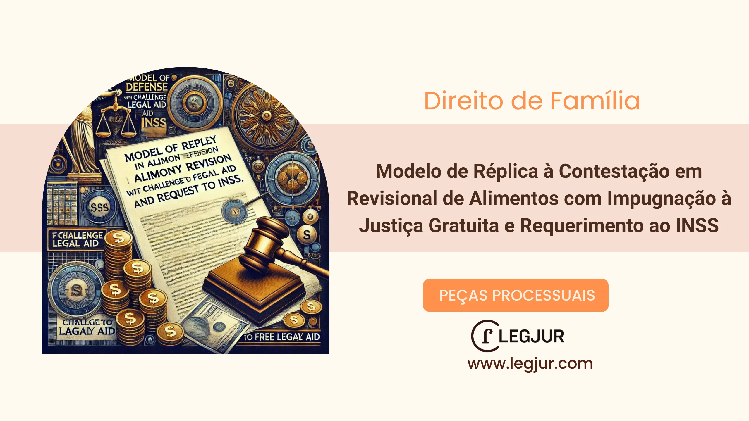 Modelo de Réplica à Contestação em Ação Revisional de Alimentos com Pedido de Majoração e Indeferimento de Justiça Gratuita