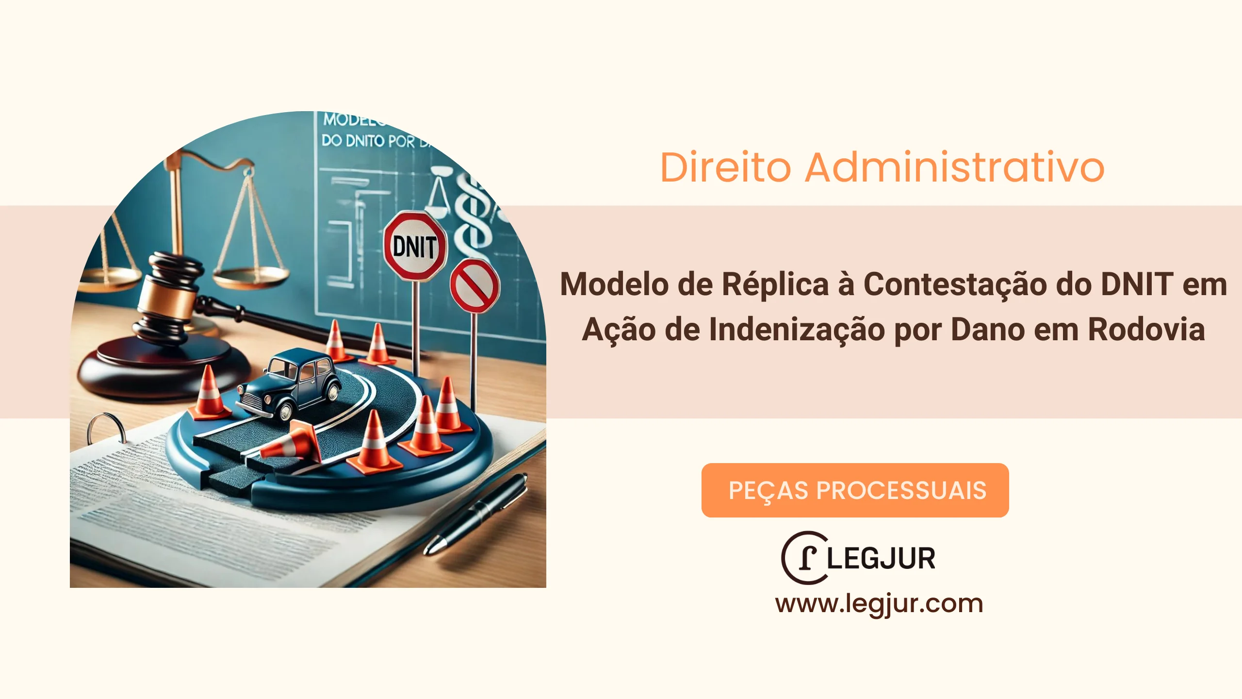 Modelo de Réplica à Contestação em Ação de Indenização por Danos Materiais e Morais contra o DNIT