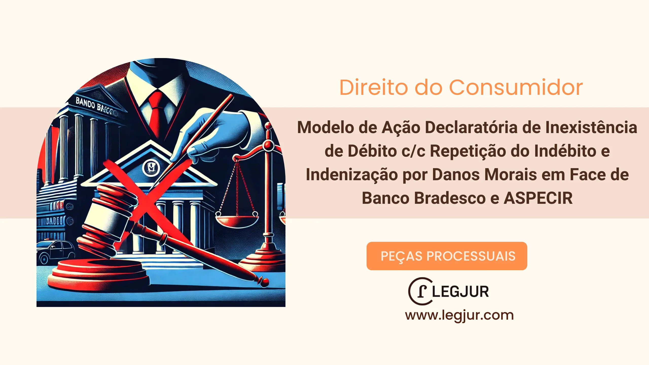 Modelo de Ação Declaratória de Inexistência de Débito, Repetição de Indébito e Indenização por Danos Materiais e Morais em Caso de Descontos Indevidos em Benefício Previdenciário de Idoso