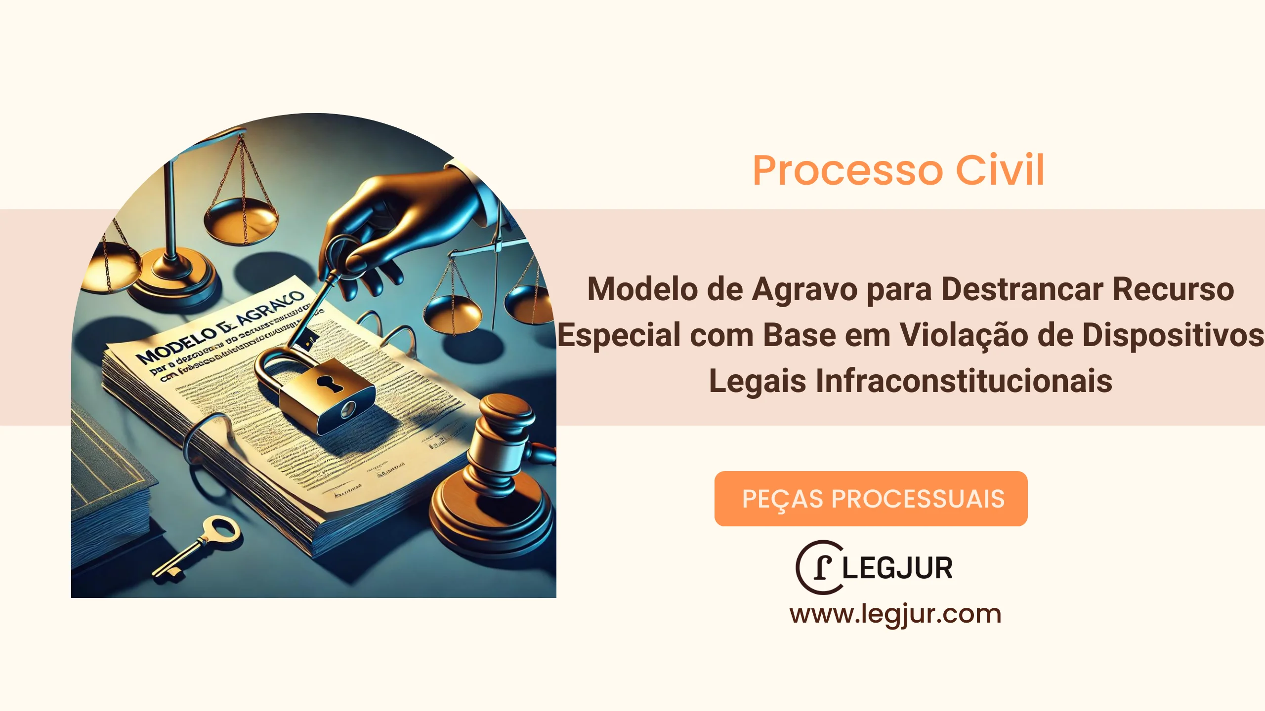 Modelo de Agravo em Recurso Especial contra Decisão de Inadmissão com Fundamentação no CPC/2015