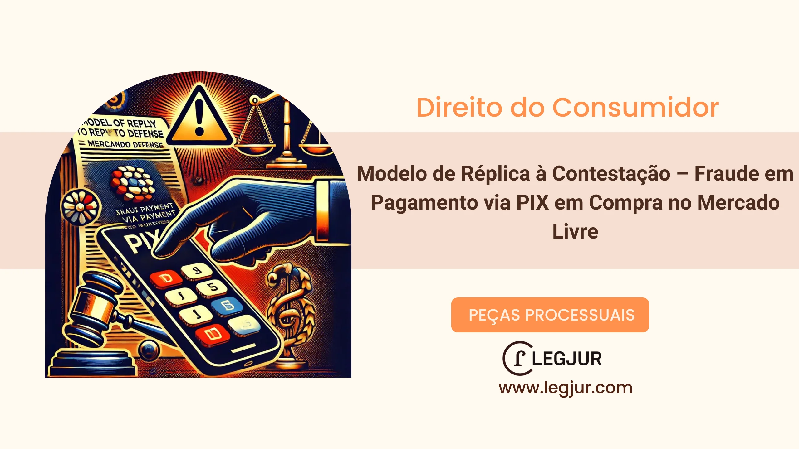Modelo de Réplica à Contestação em Ação Indenizatória por Danos Materiais e Morais Contra PagSeguro, Mercado Livre e Terceiro Envolvido por Falha na Prestação de Serviços e Fraude em Transação