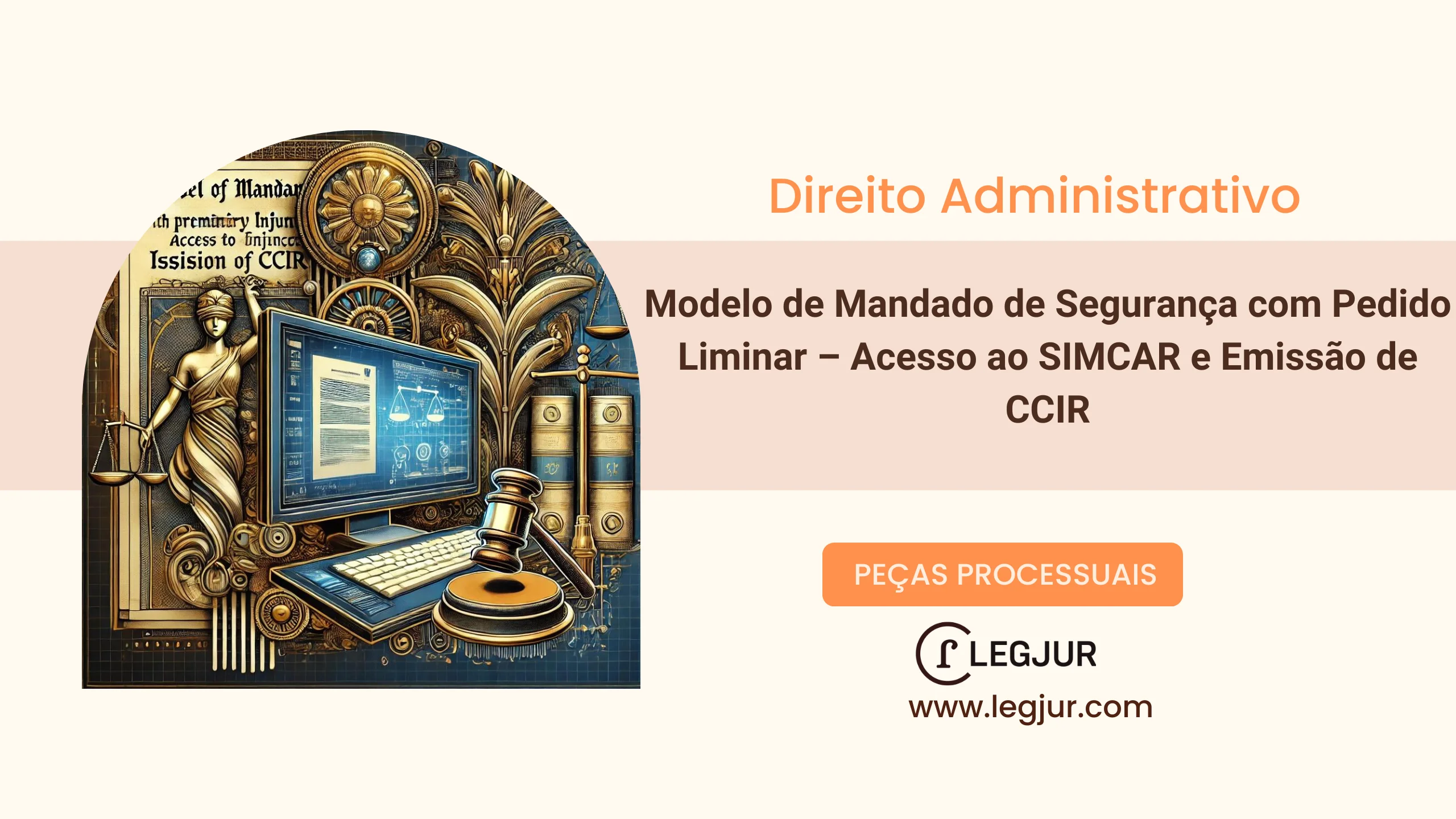 Modelo de Mandado de Segurança com Pedido Liminar para Garantir Acesso ao SIMCAR e Emissão do CCIR Atualizado