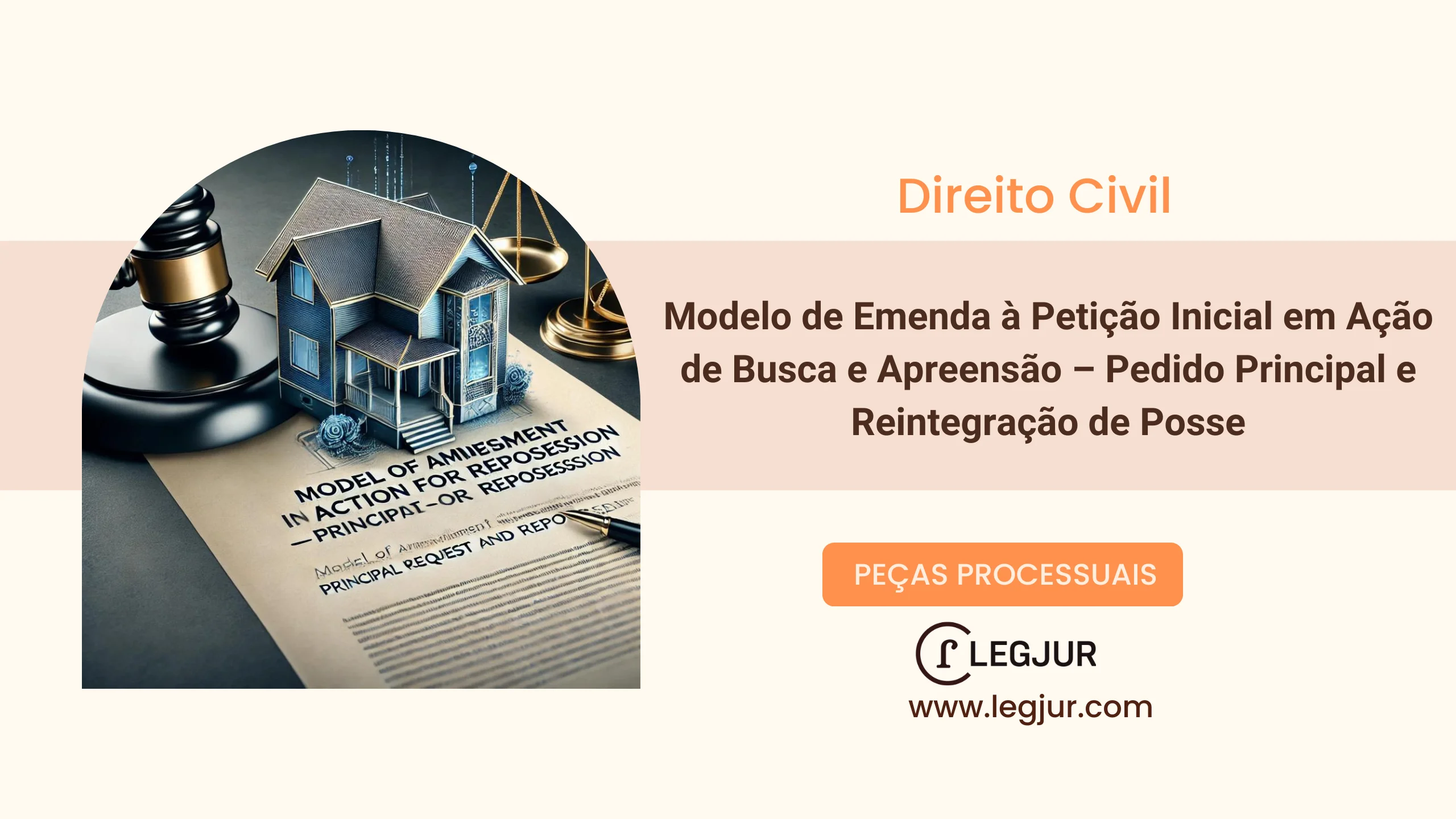 Modelo de Emenda à Inicial em Ação de Busca e Apreensão de Veículo Automotor com Juntada de Documentos Indispensáveis