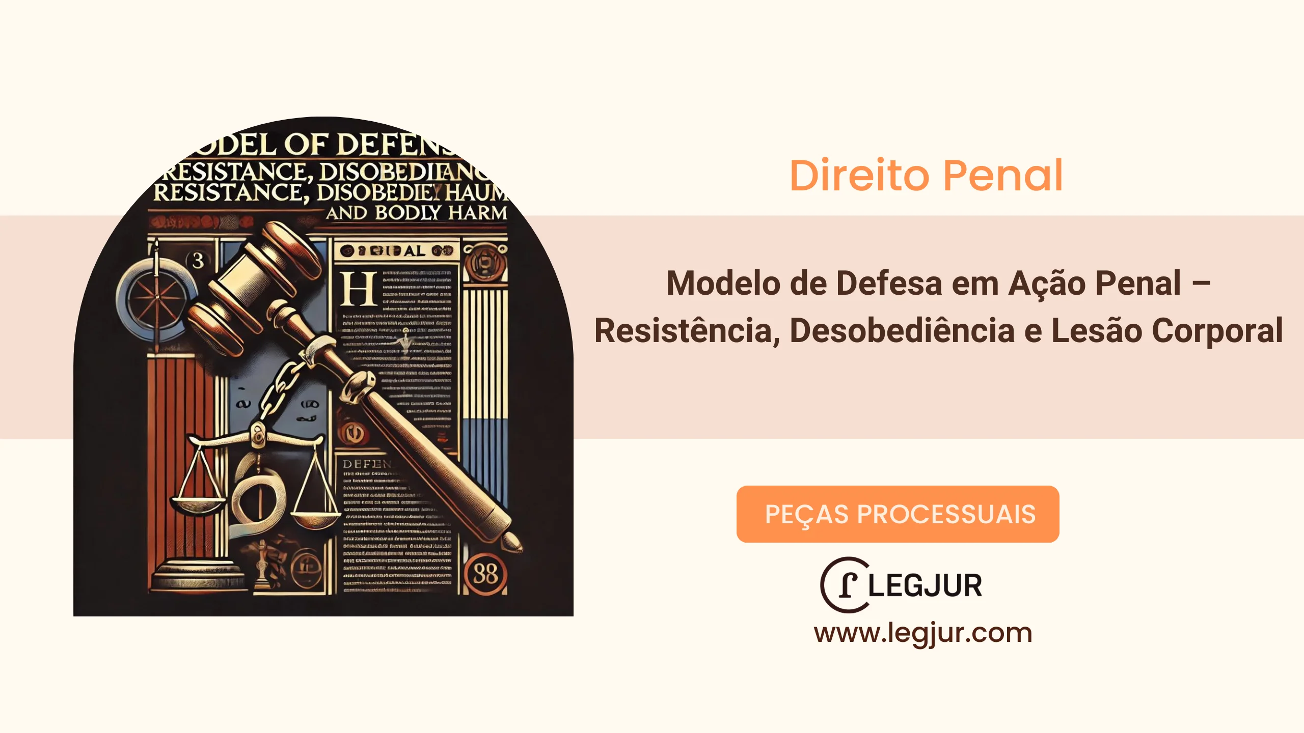 Modelo de Propositura de Ação Penal Privada por Crimes de Resistência, Desobediência e Lesão Corporal contra Agente Público em Exercício de Função