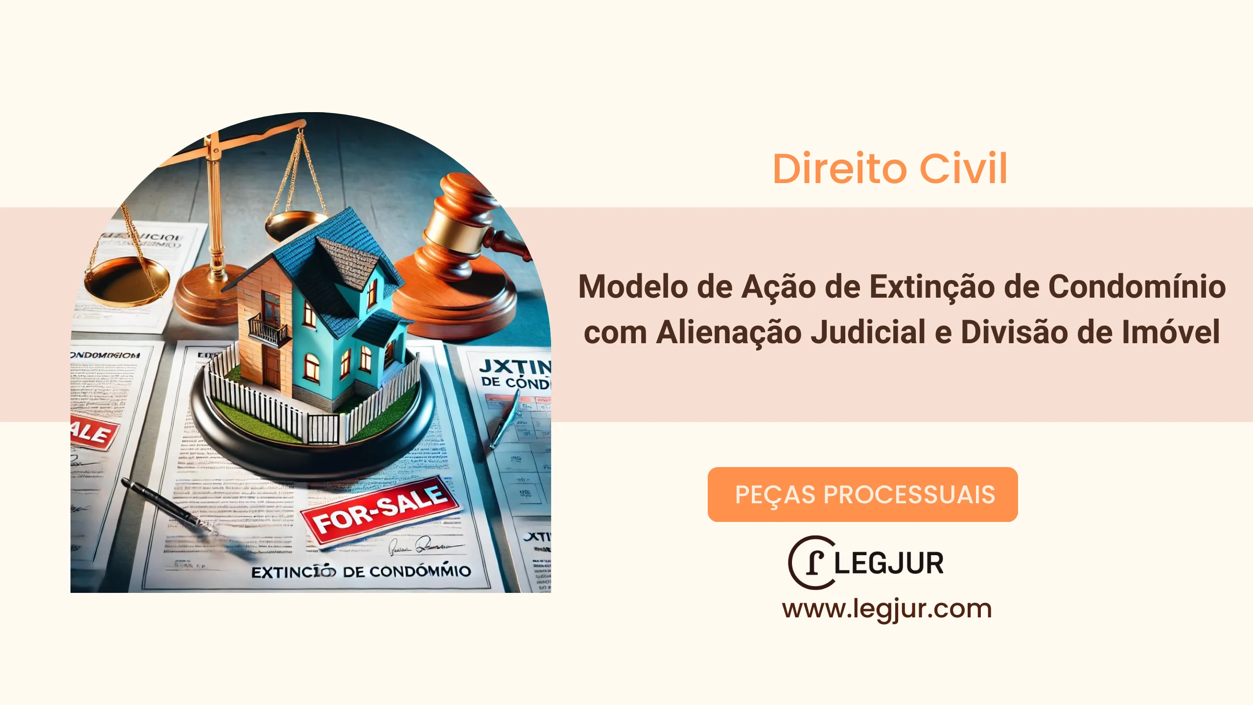Modelo de Ação de Extinção de Condomínio: Solicitação de Alienação Judicial e Partilha de Bens Herdados