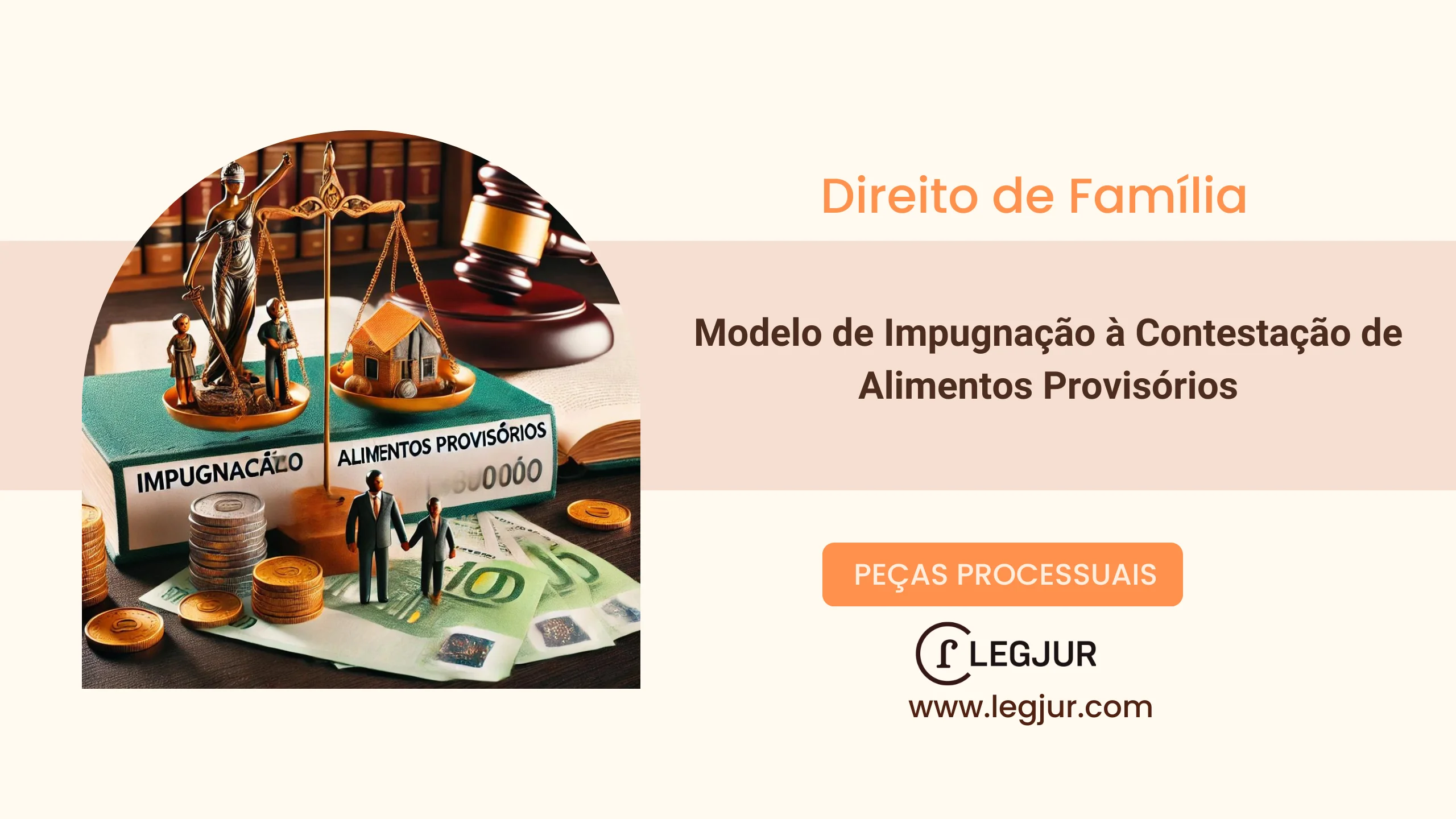 Modelo de Impugnação à Contestação em Ação de Execução de Alimentos Provisórios