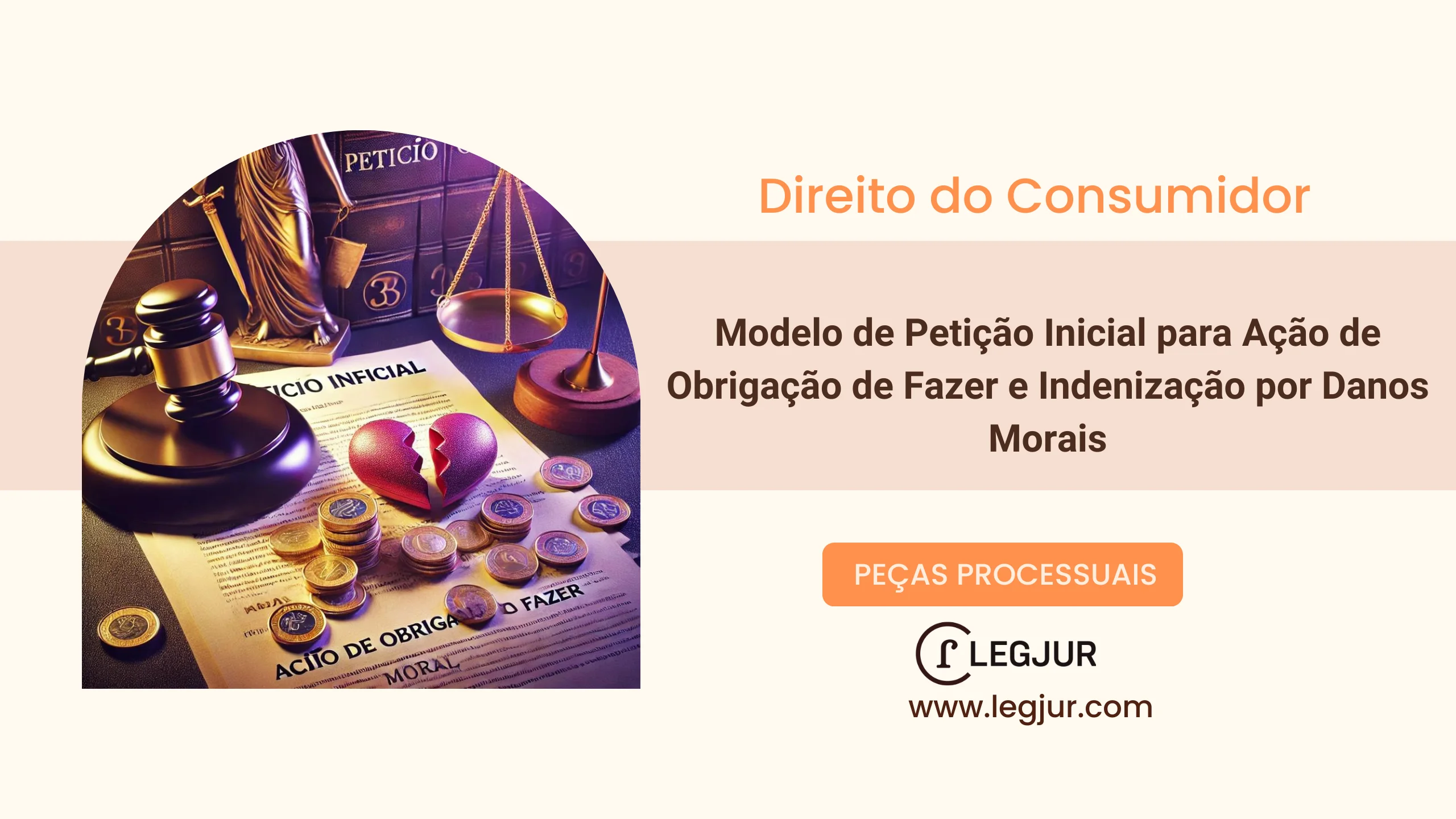 Modelo de Ação de Obrigação de Fazer Cumulada com Pedido de Indenização por Danos Materiais e Morais por Descumprimento de Contrato de Prestação de Serviços