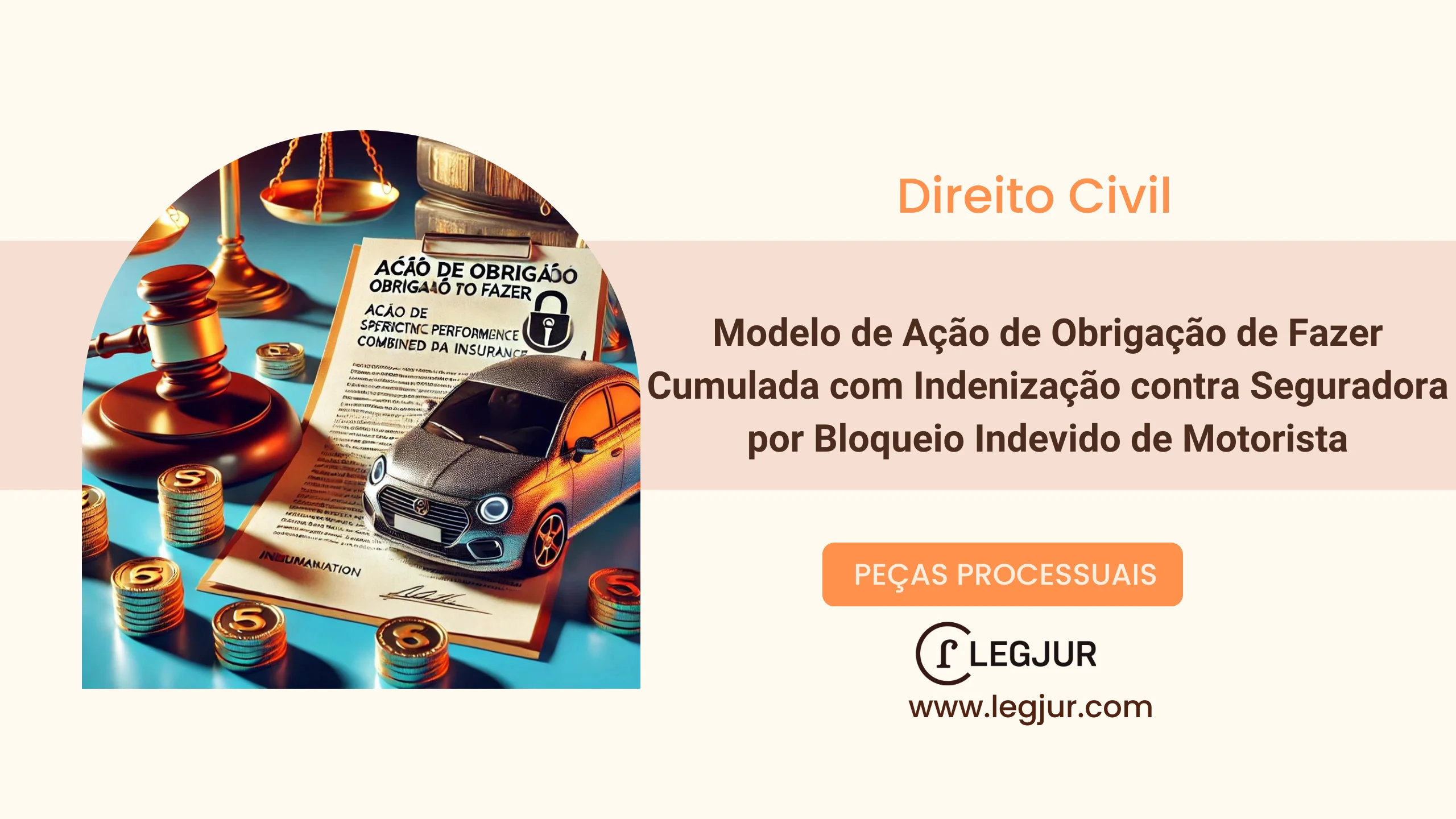 Modelo de Ação de Obrigação de Fazer e Indenização por Danos Morais contra Seguradora por Bloqueio Indevido de Cadastro Profissional