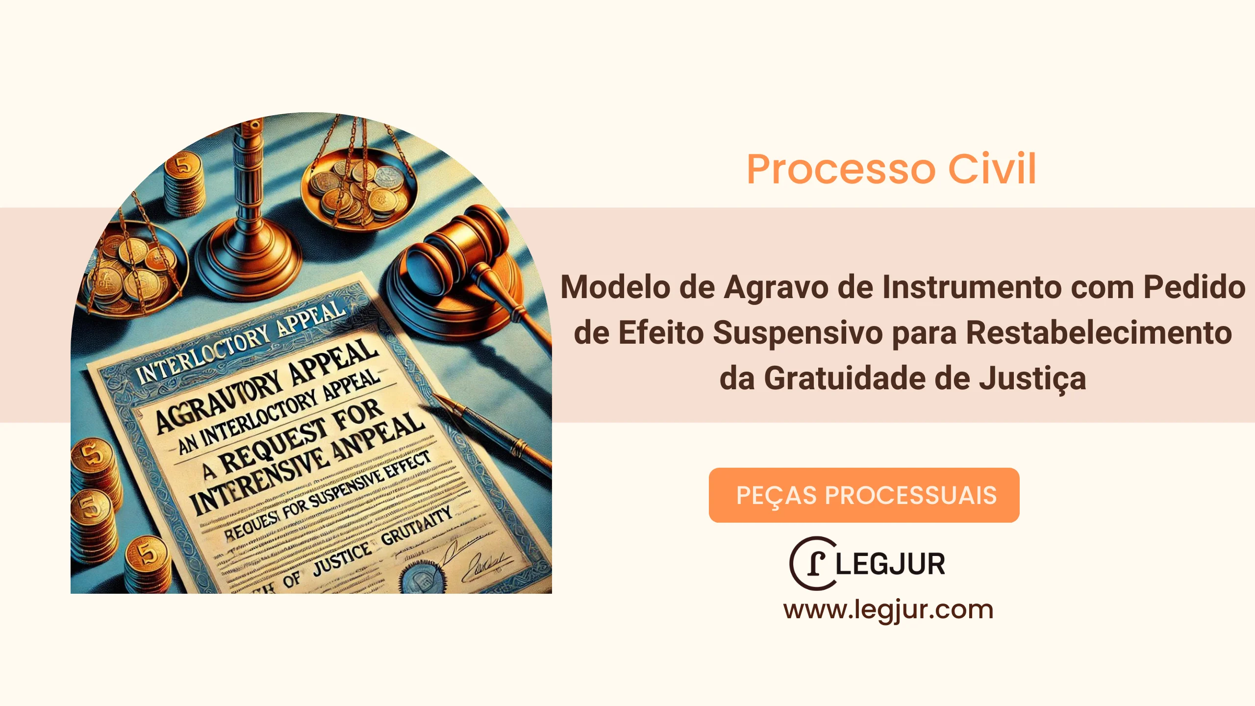Modelo de Agravo de Instrumento para Restabelecimento de Gratuidade de Justiça em Ação de Investigação de Paternidade