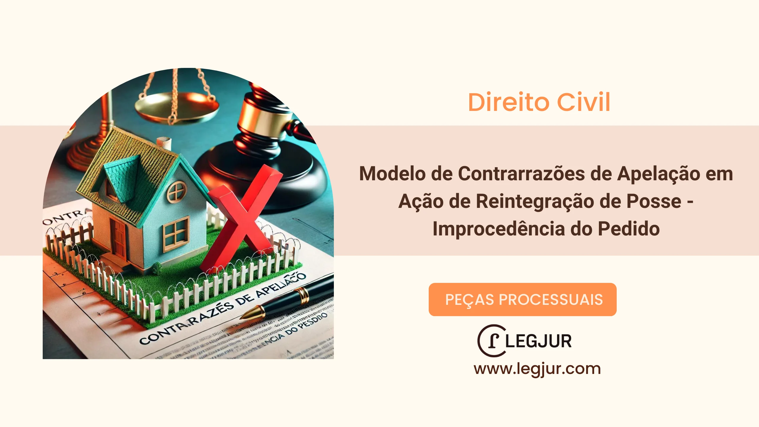Modelo de Contrarrazões à Apelação em Ação de Reintegração de Posse com Base no CPC/2015