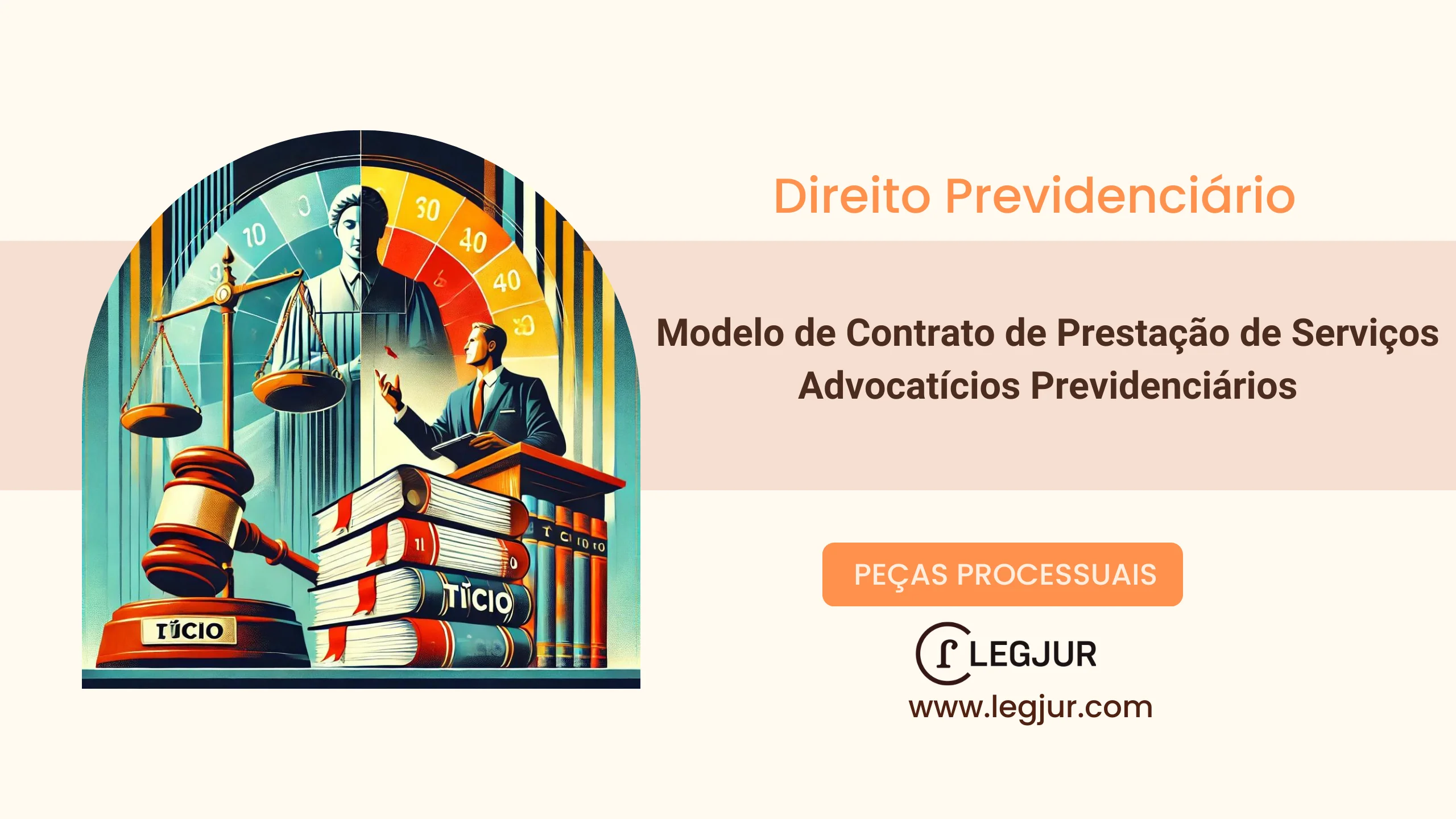 Modelo de Contrato de Prestação de Serviços Advocatícios Previdenciários com Fundamentação Jurídica Detalhada e Cláusulas Específicas