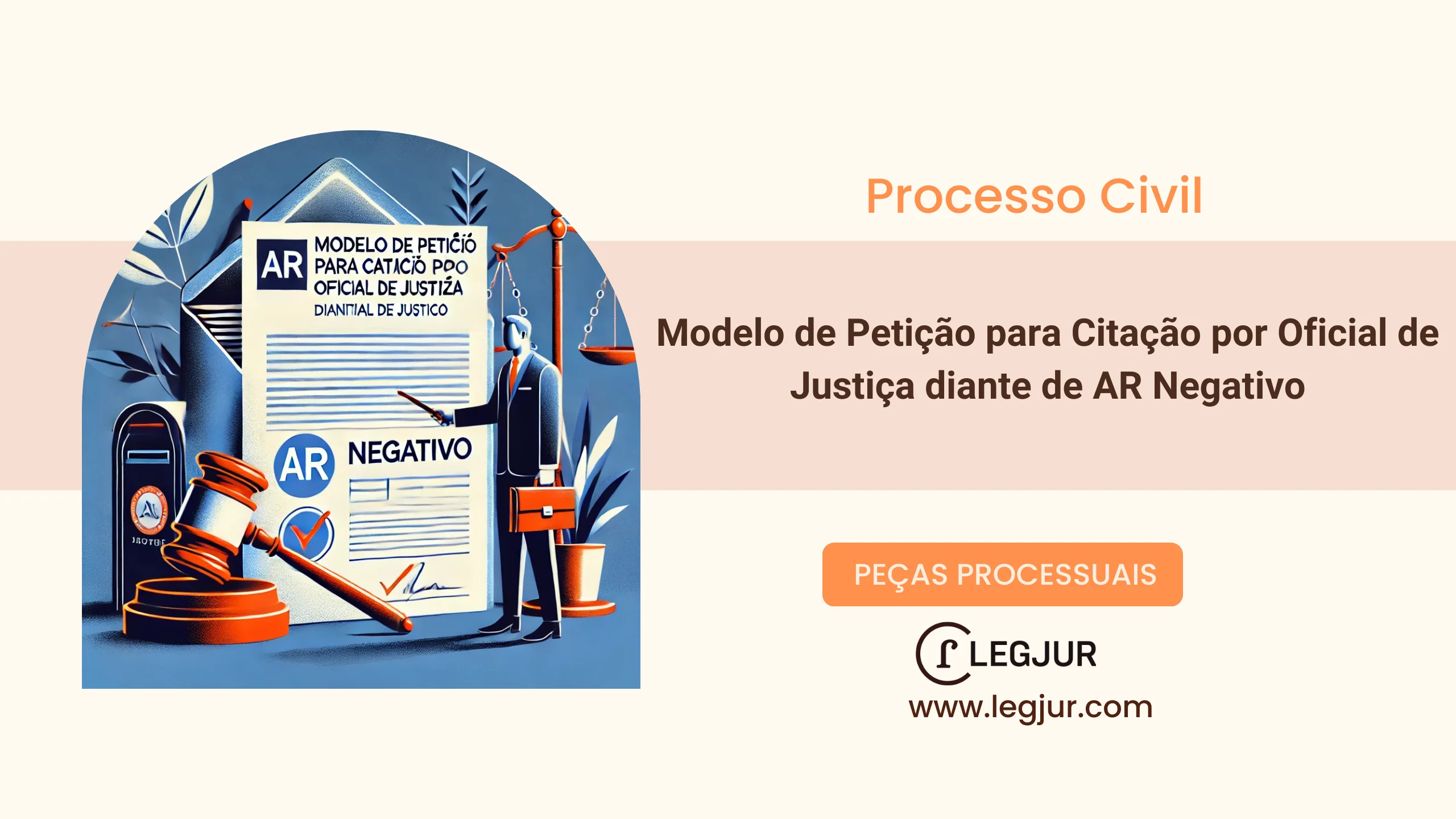 Modelo de Petição Intermediária Requerendo Citação por Oficial de Justiça Após Frustração de Tentativa Postal