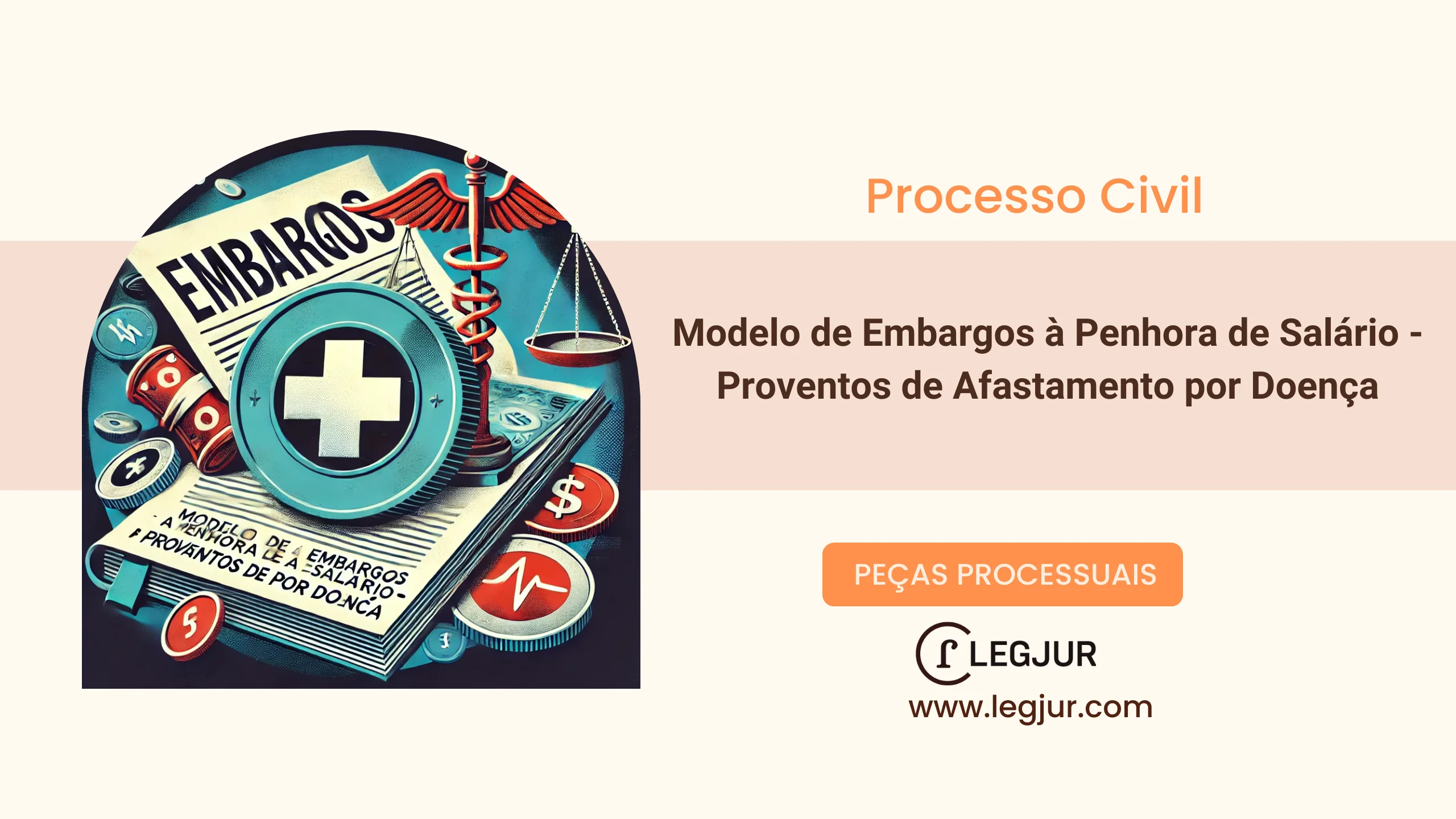 Modelo de Embargos à Execução com Pedido de Levantamento de Penhora sobre Proventos de Natureza Alimentar