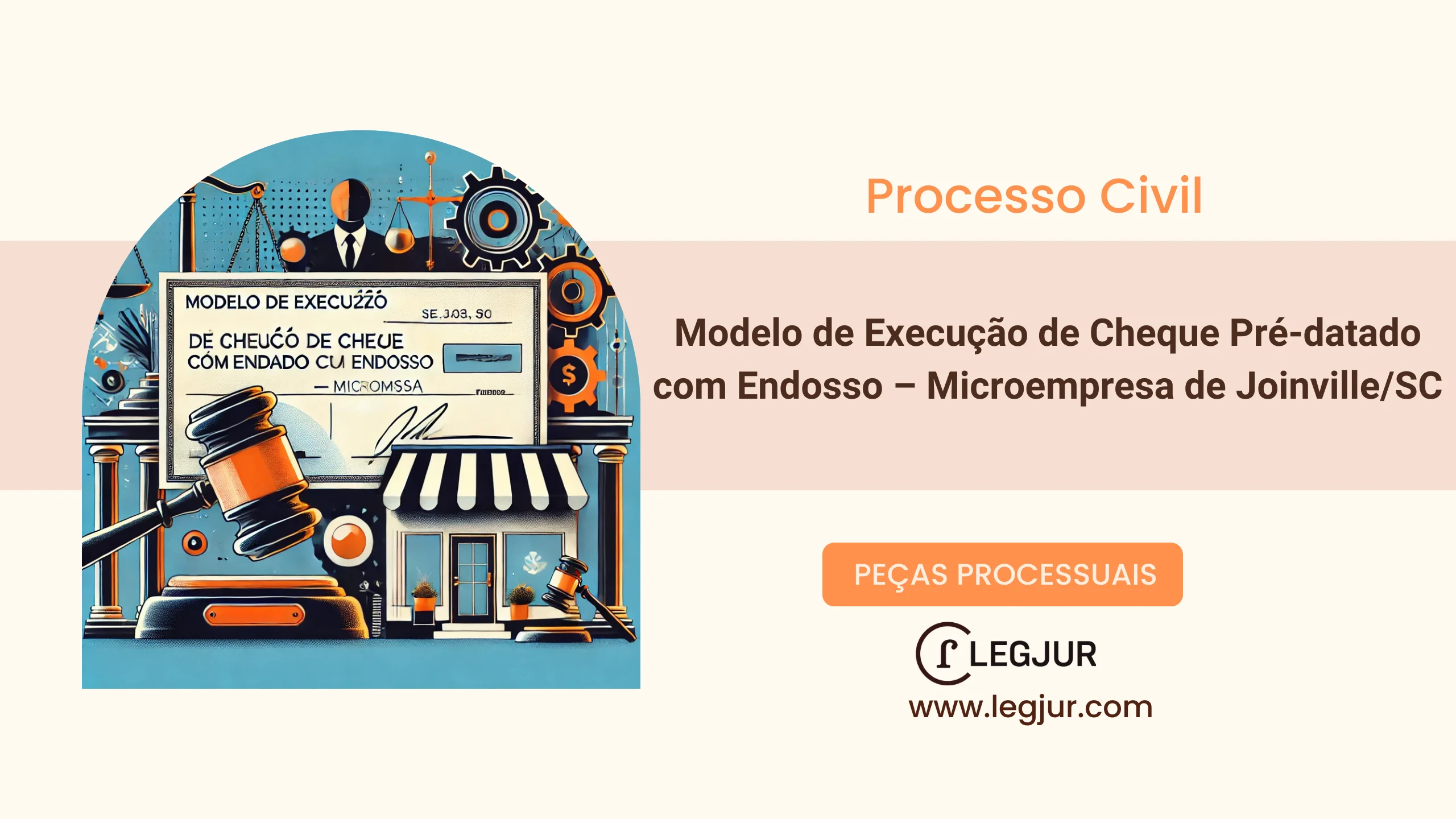 Modelo de Ação de Execução de Título Executivo Extrajudicial (Cheque) - M. E. J. L. LTDA. contra B. F. de A. S.