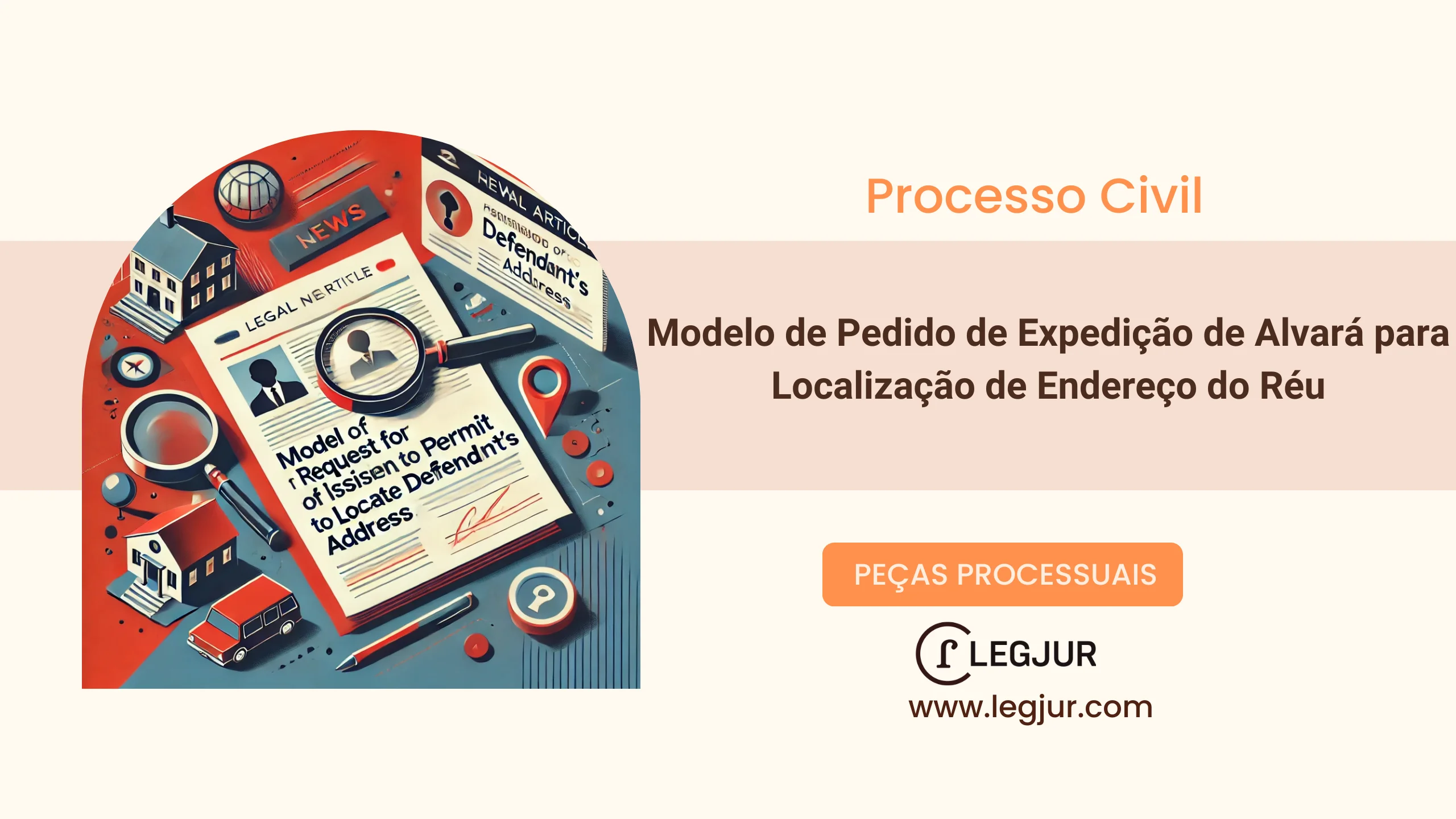 Modelo de Petição de Requisição de Informações com Alvará Judicial para Localização de Parte Ré em Processo de Obrigação de Fazer
