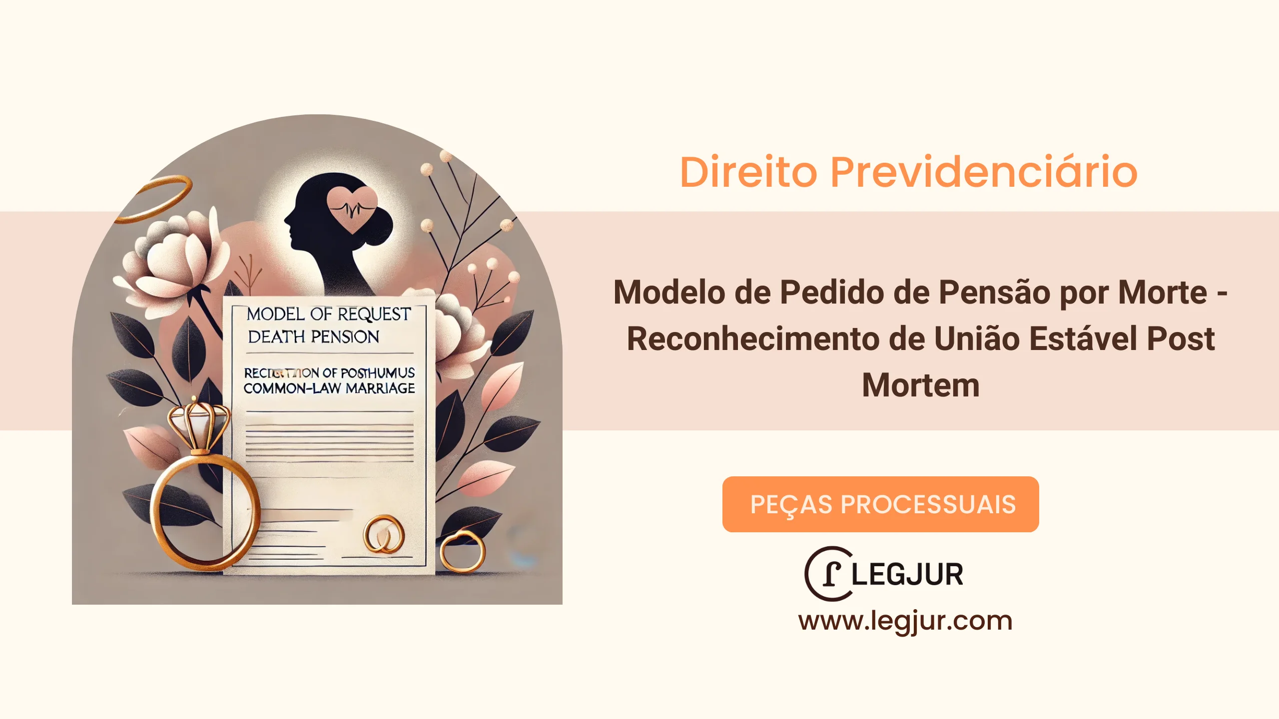 Modelo de Ação de Concessão de Pensão Por Morte em Face do INSS: Pedido Baseado em União Estável e Dependência Econômica