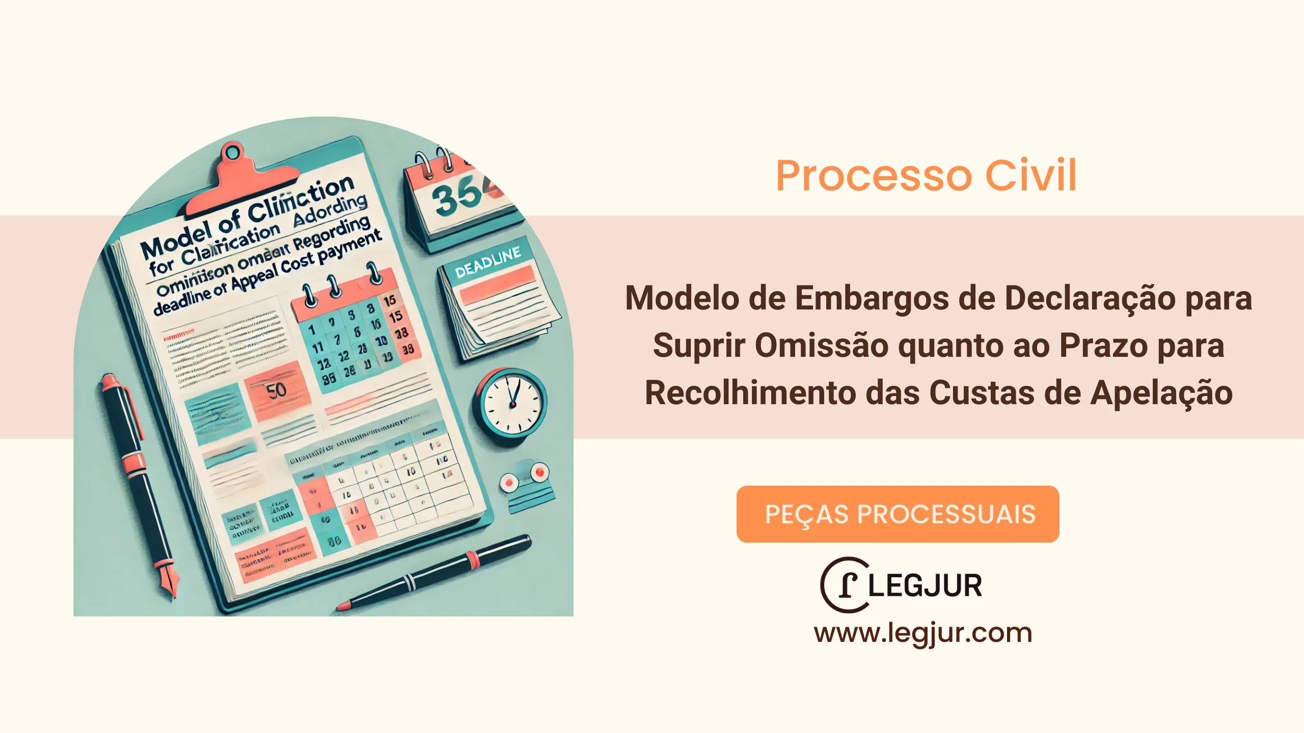 Modelo de Embargos de Declaração para Saneamento de Omissão e Reconhecimento de Direito ao Prazo para Recolhimento de Custas em Apelação Cível