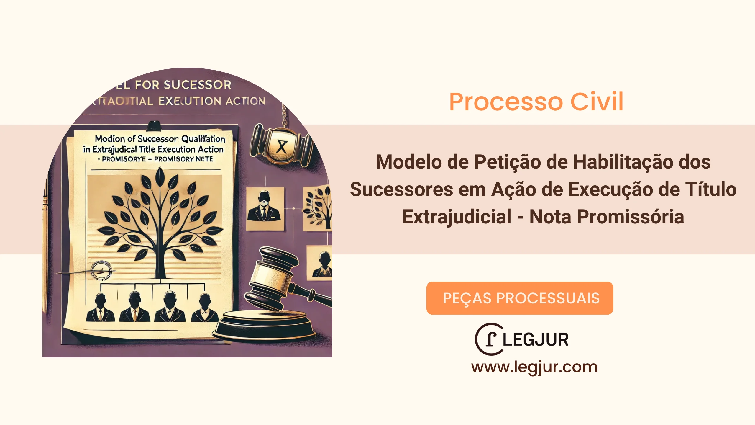 Modelo de Petição de Habilitação de Sucessores no Polo Passivo de Execução com Pedido de Justiça Gratuita