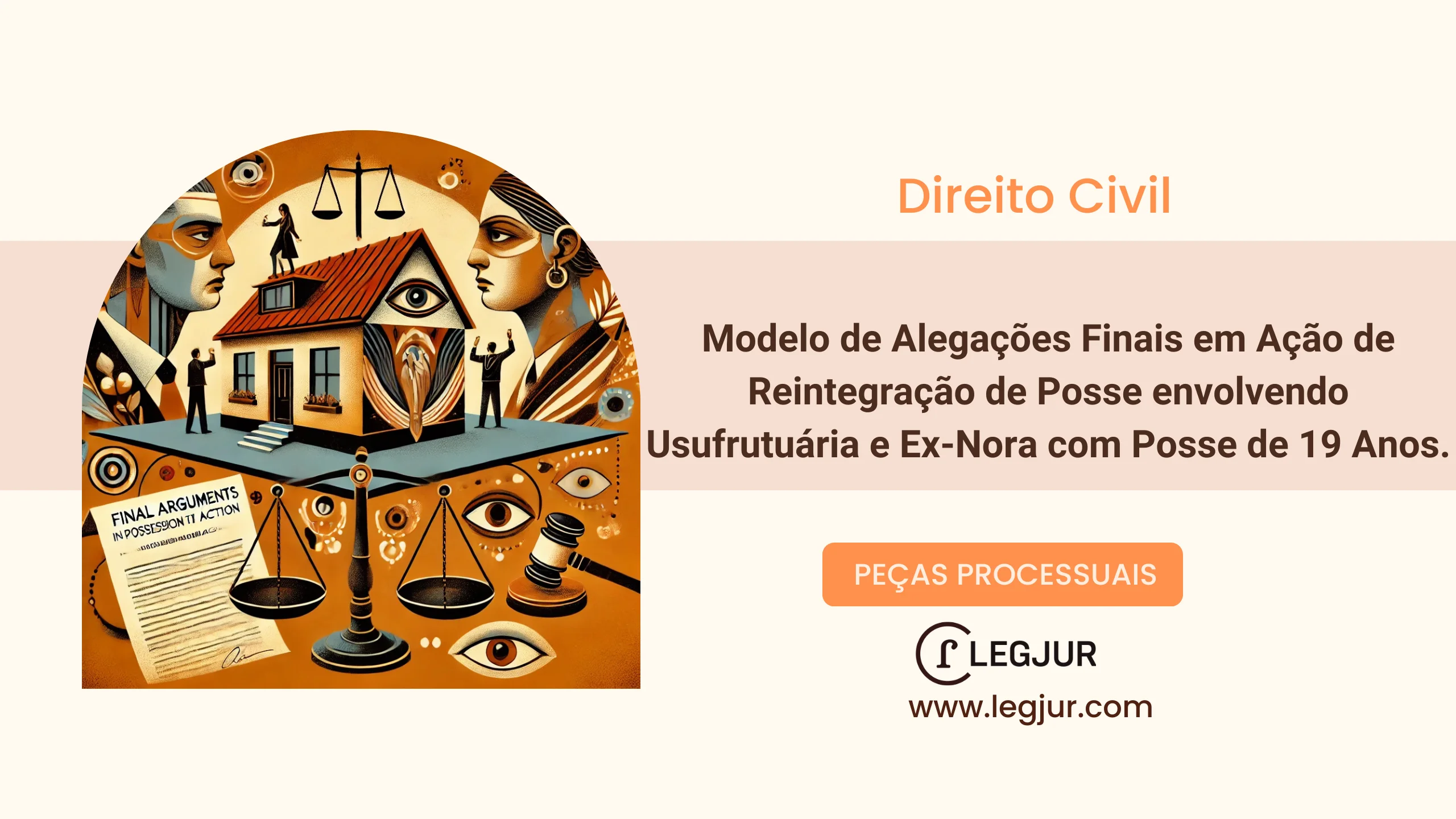 Modelo de Alegações Finais por Memoriais em Ação de Reintegração de Posse com Fundamentação no CPC/2015, Art. 561