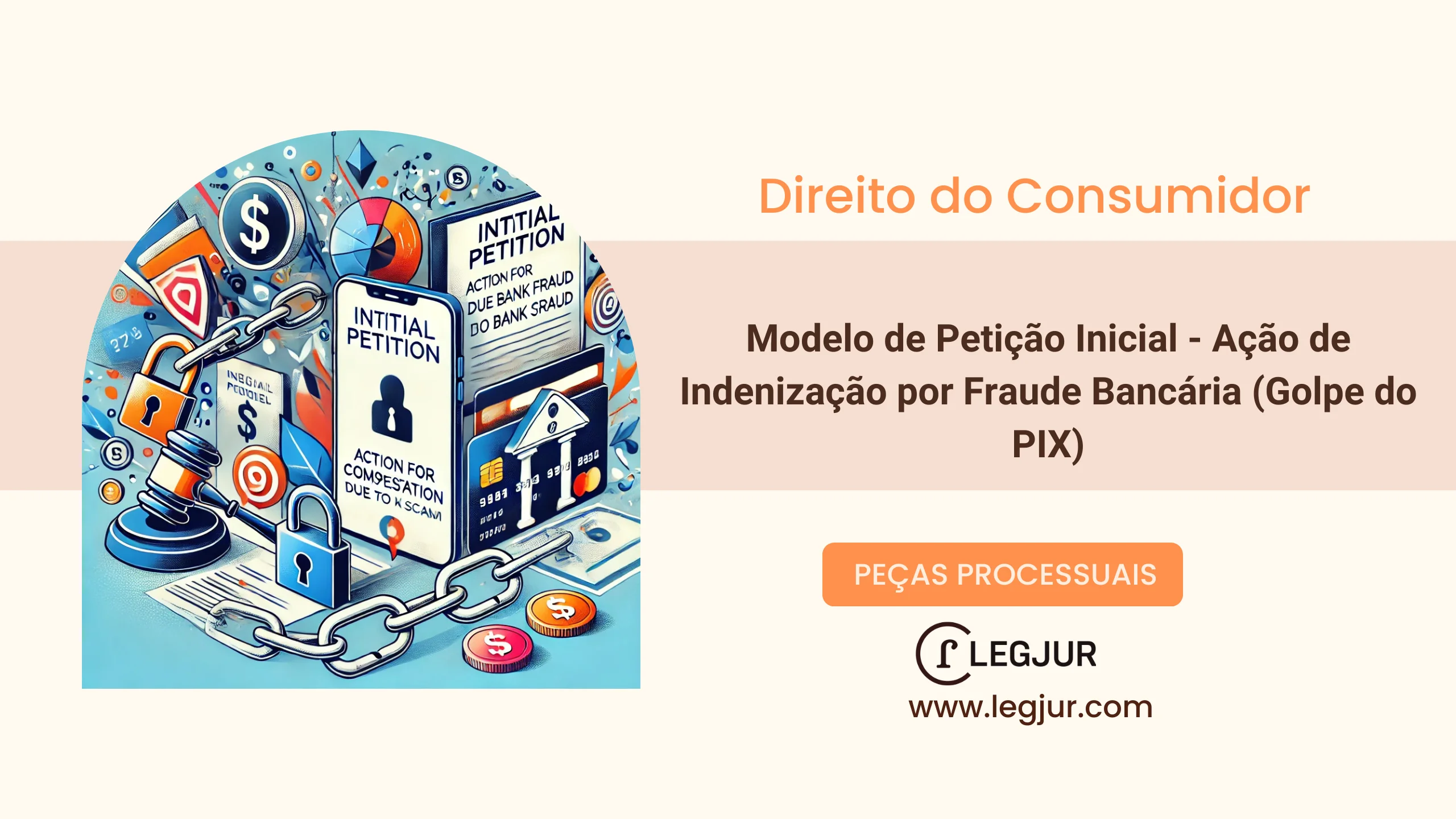 Modelo de Ação de Indenização por Danos Morais e Materiais em Face de Instituição Financeira por Fraude Bancária via PIX