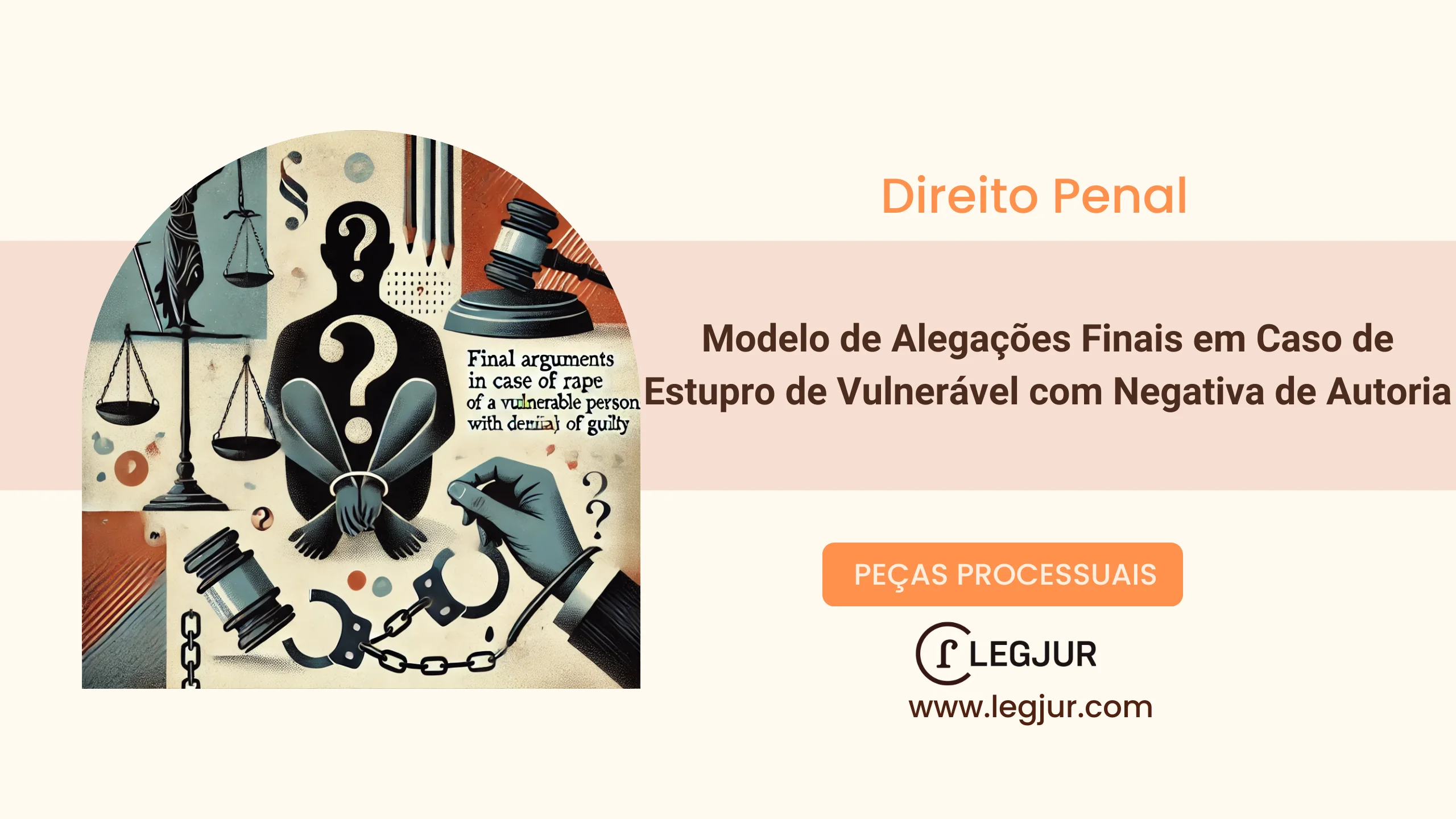 Modelo de Alegações Finais por Memoriais em Ação Penal de Estupro de Vulnerável com Pedido de Nulidade Processual e Absolvição por Falta de Provas