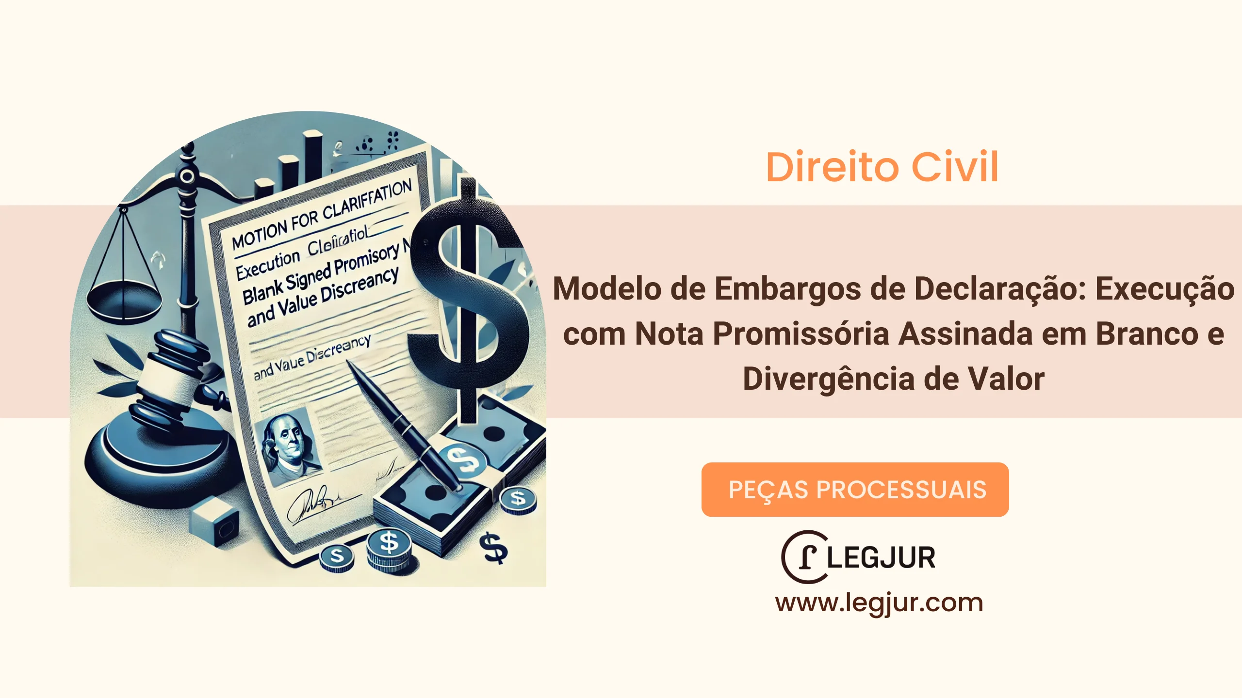 Modelo de Embargos de Declaração para Sanar Omissão em Acórdão sobre Nota Promissória Assinada em Branco