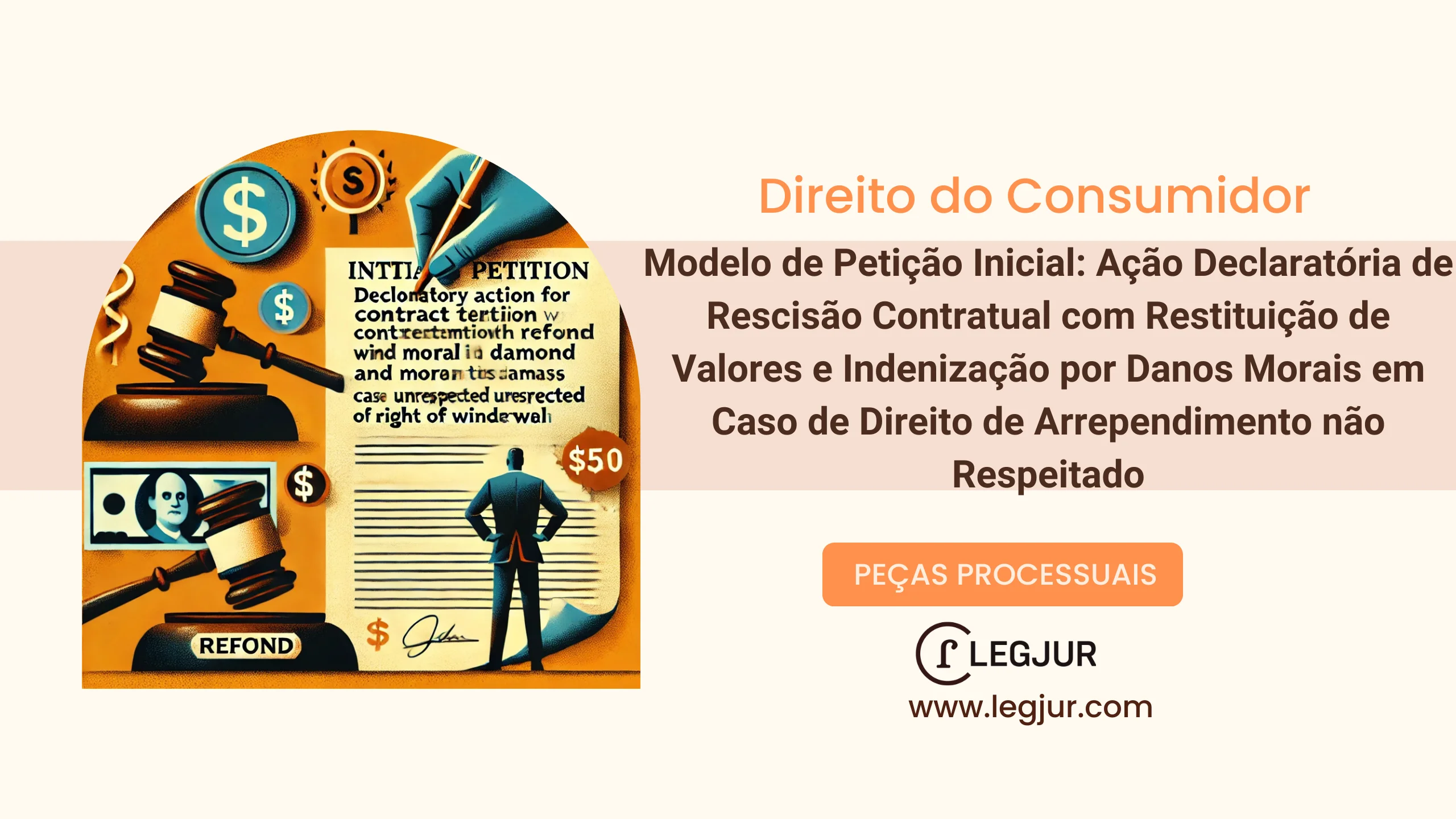Modelo de Ação Declaratória de Cancelamento Contratual c/c Repetição de Indébito e Indenização por Danos Morais com Pedido de Tutela Antecipada contra Thermas São Pedro Park Resort