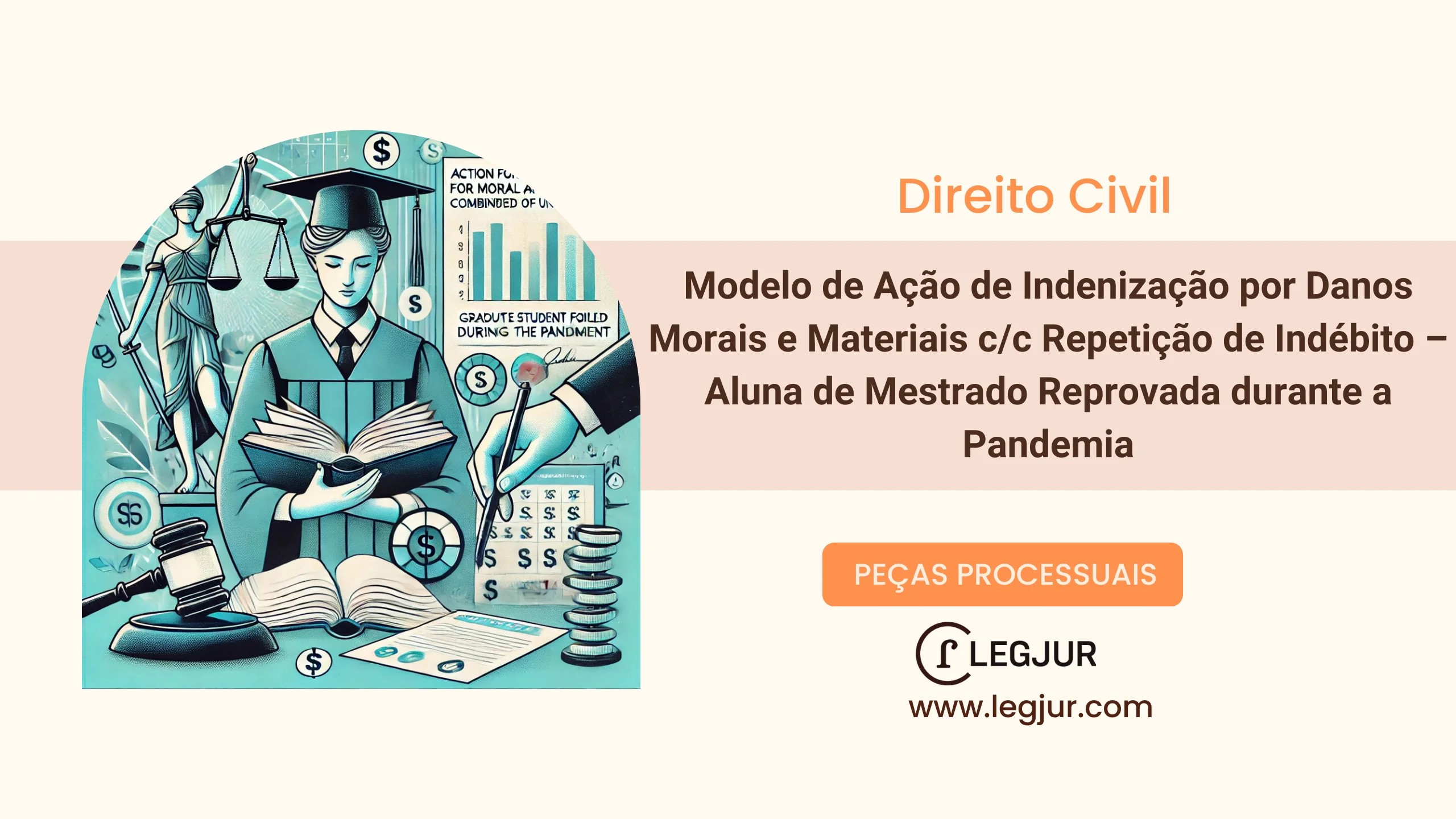 Modelo de Petição Inicial – Ação de Indenização por Danos Morais c/c Repetição de Indébito contra Instituição de Ensino