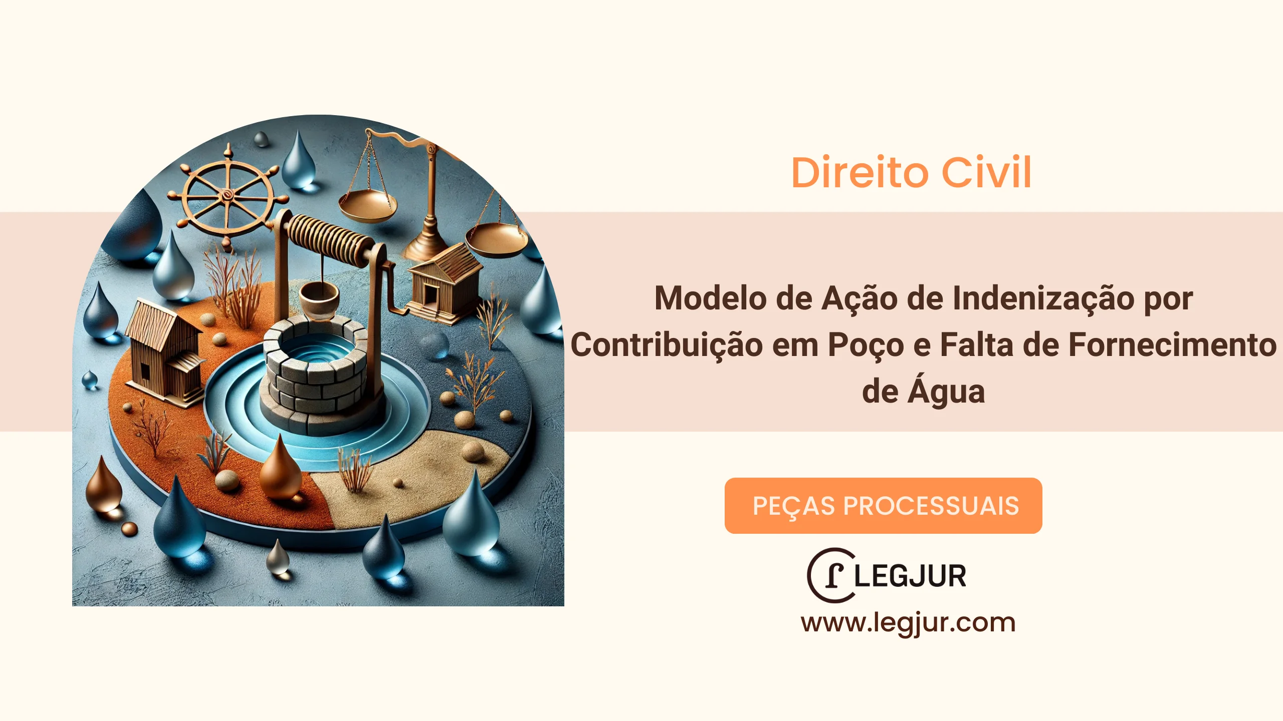 Modelo de Petição Inicial - Ação de Indenização por Danos Materiais em Decorrência de Descumprimento de Acordo sobre Poço Artesiano