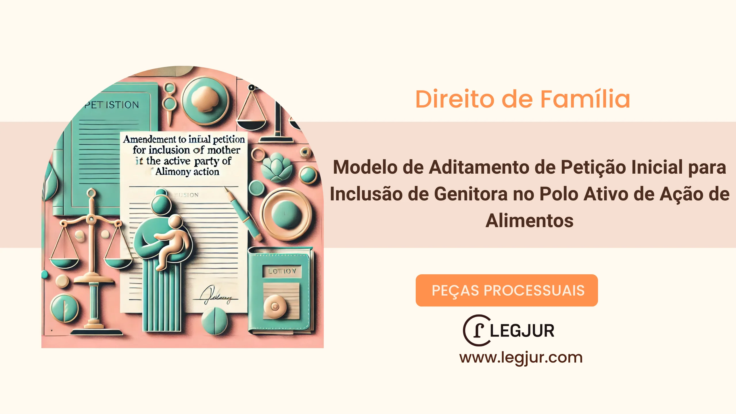 Modelo de Petição de Emenda à Inicial para Regularização do Polo Ativo em Ação de Alimentos