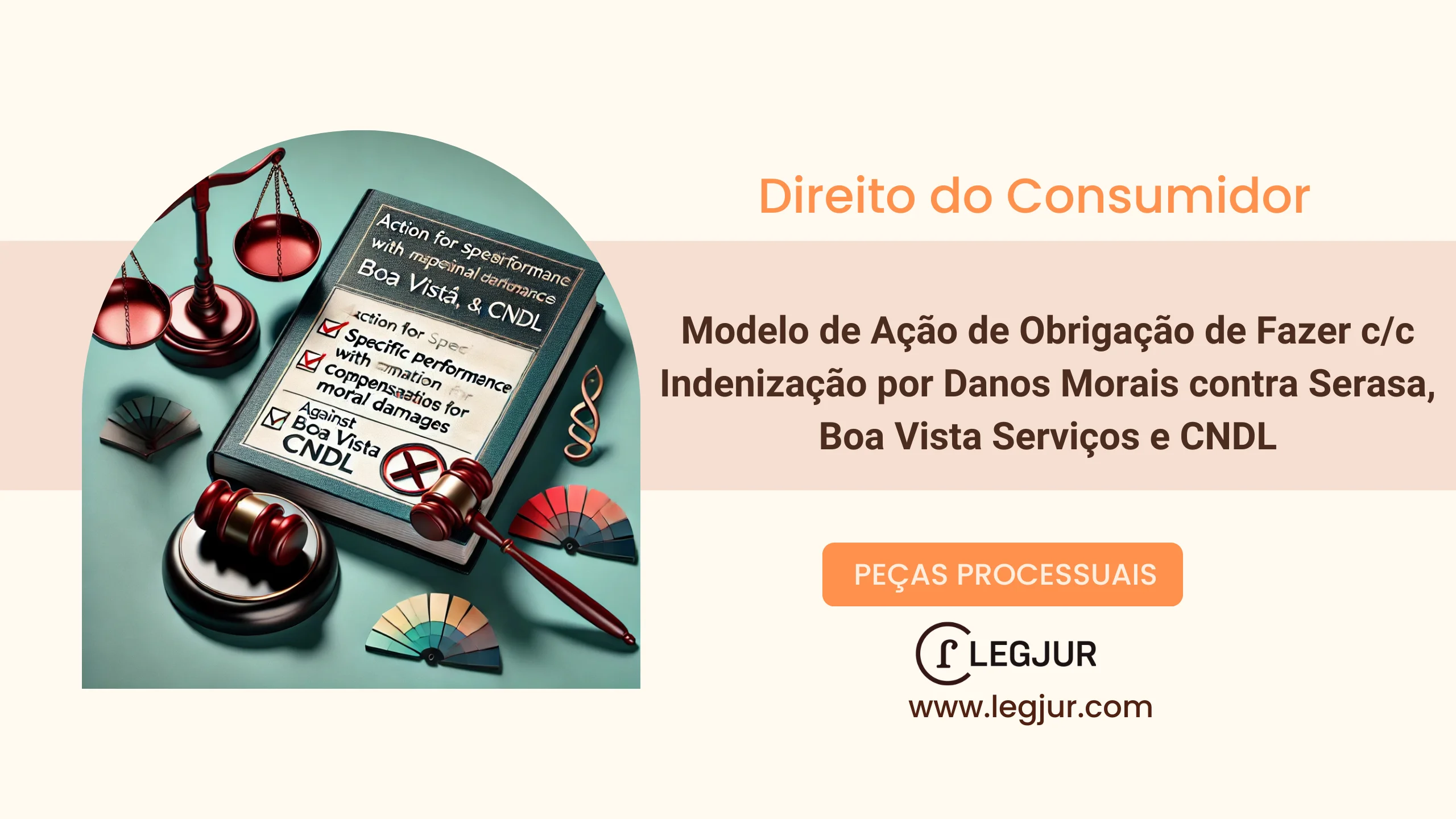 Modelo de Petição Inicial de Ação de Indenização por Danos Morais contra Órgãos de Proteção ao Crédito por Inscrição Indevida sem Relação Contratual – Direito do Consumidor