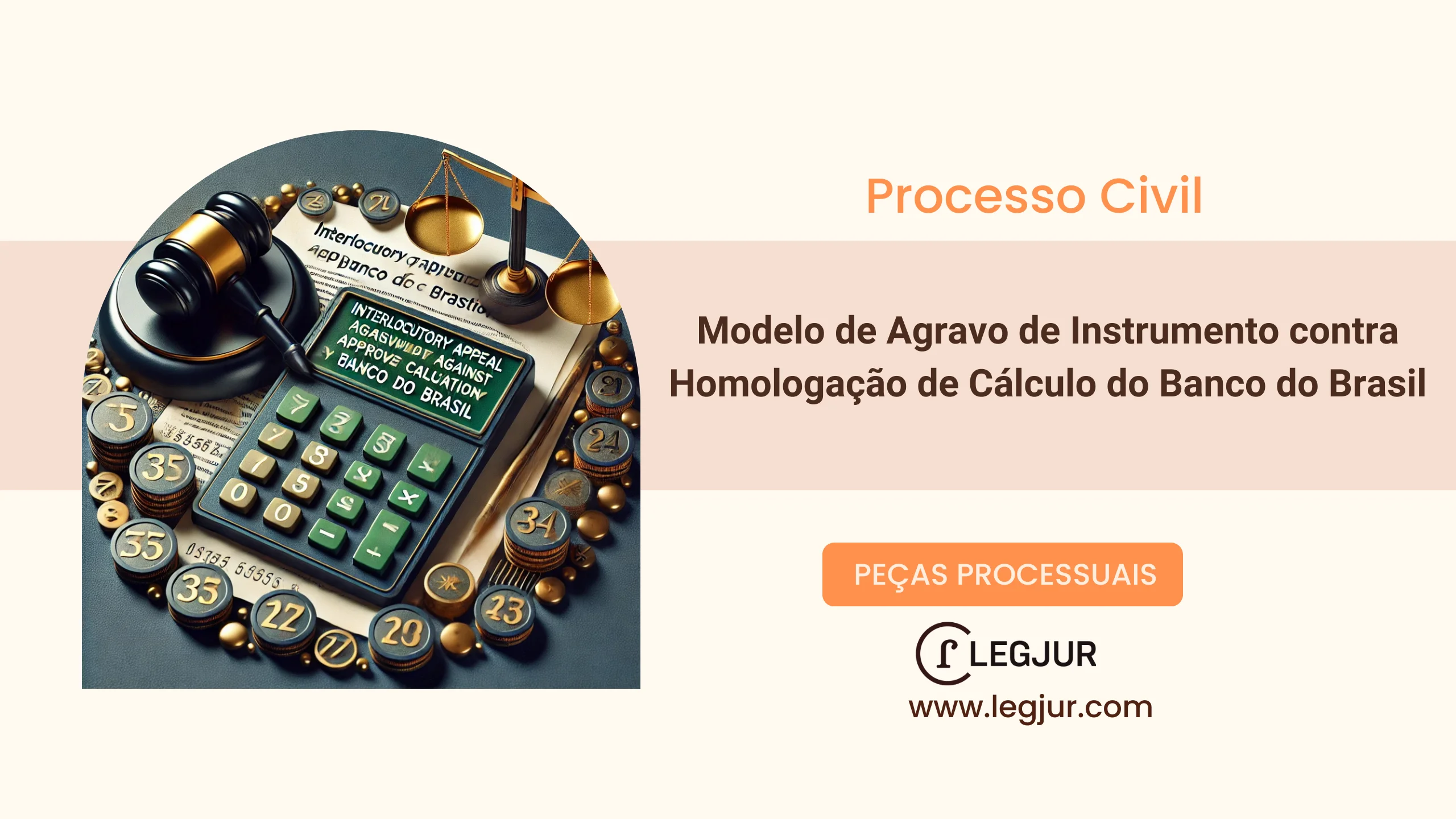 Modelo de Agravo de Instrumento Contra Homologação de Cálculos em Liquidação de Sentença: Impugnação Intempestiva e Sem Depósito do Valor Incontroverso, com Pedido de Gratuidade de Justiça em Segunda Instância – A. J. dos S. x Banco do Brasil S.A.