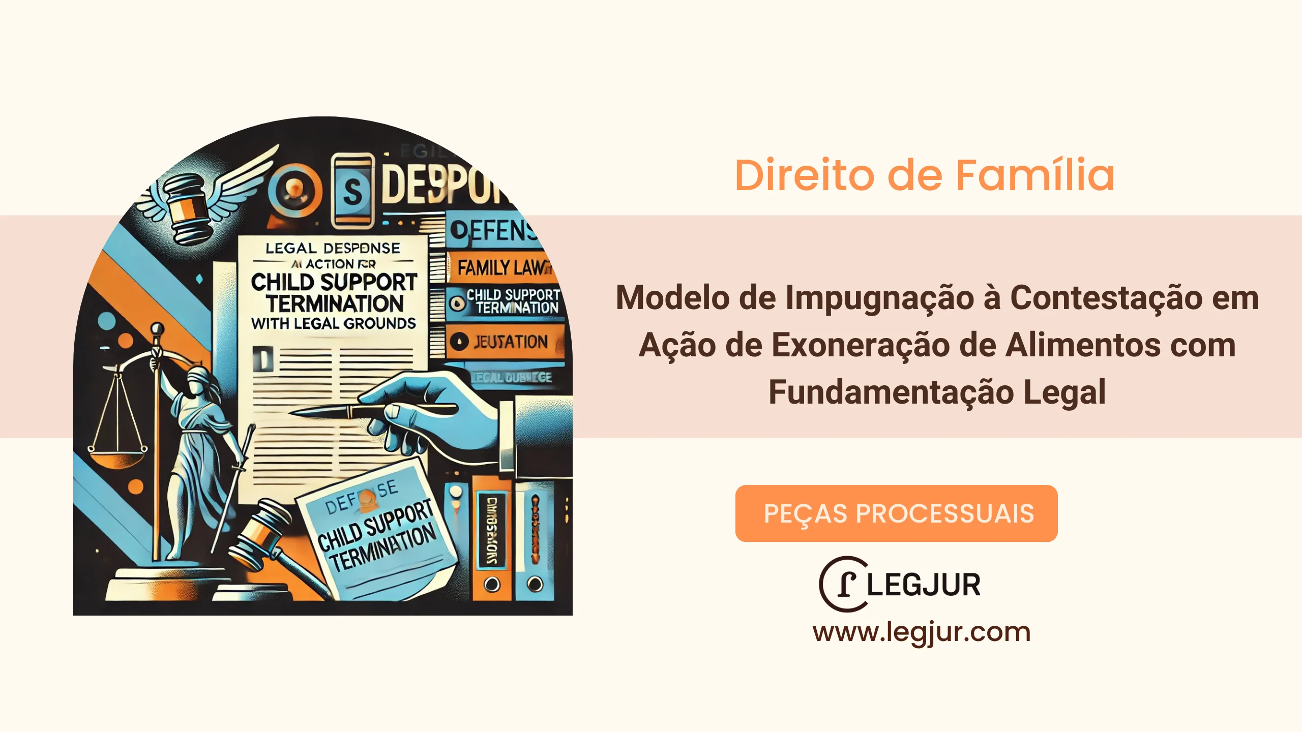 Modelo de Impugnação à Contestação em Ação de Exoneração de Alimentos: Maioridade Civil, Ausência de Prova de Necessidade e Pedido de Restituição de Imóvel