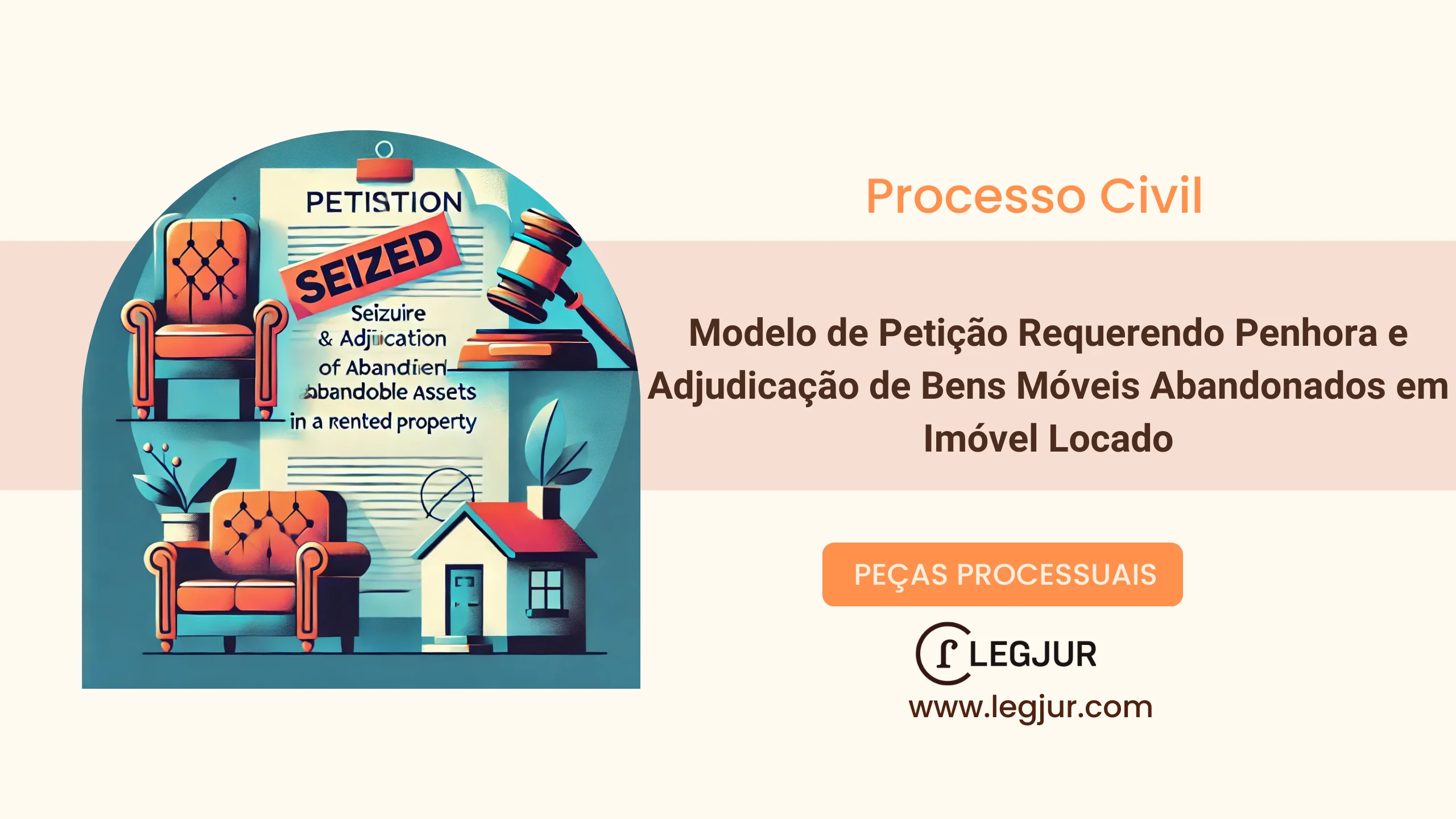 Modelo de Pedido de Penhora e Adjudicação de Bens Móveis em Execução de Contrato de Locação: Requerimento de Avaliação, Liberação de Imóvel e Satisfação Parcial de Crédito