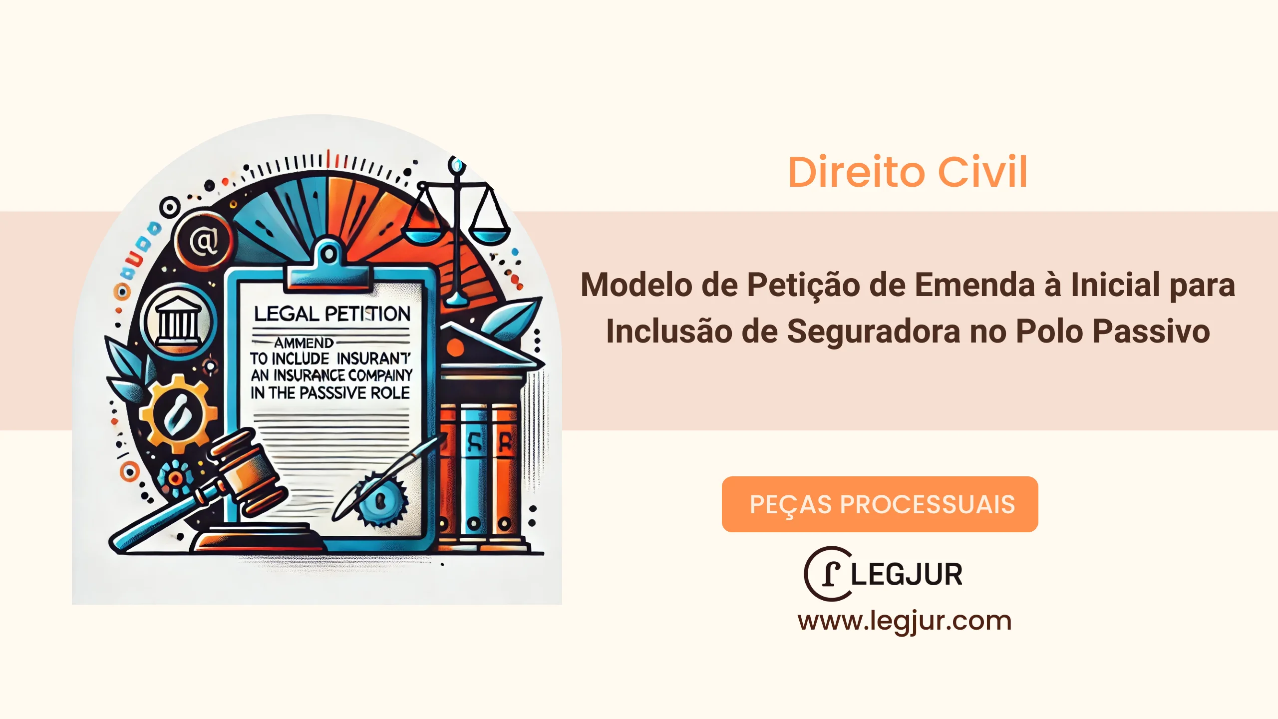 Modelo de Pedido de Emenda à Inicial para Inclusão de Seguradora no Polo Passivo em Ação de Indenização por Danos Materiais e Lucros Cessantes decorrente de Acidente de Trânsito