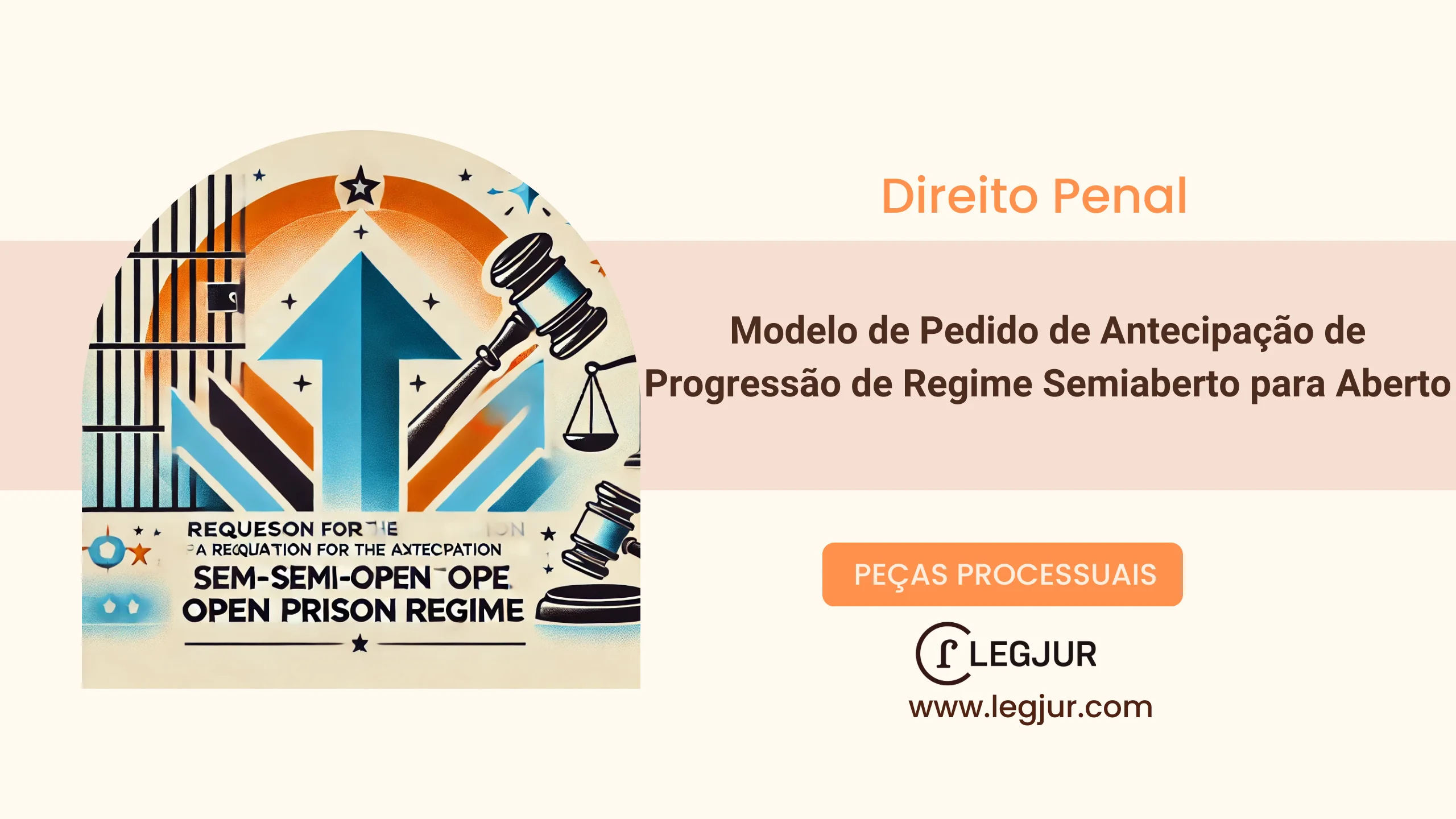 Modelo de Pedido de Antecipação de Progressão de Regime para Regime Aberto em Execução Penal: Fundamentação Legal, Princípios Constitucionais e Jurisprudência