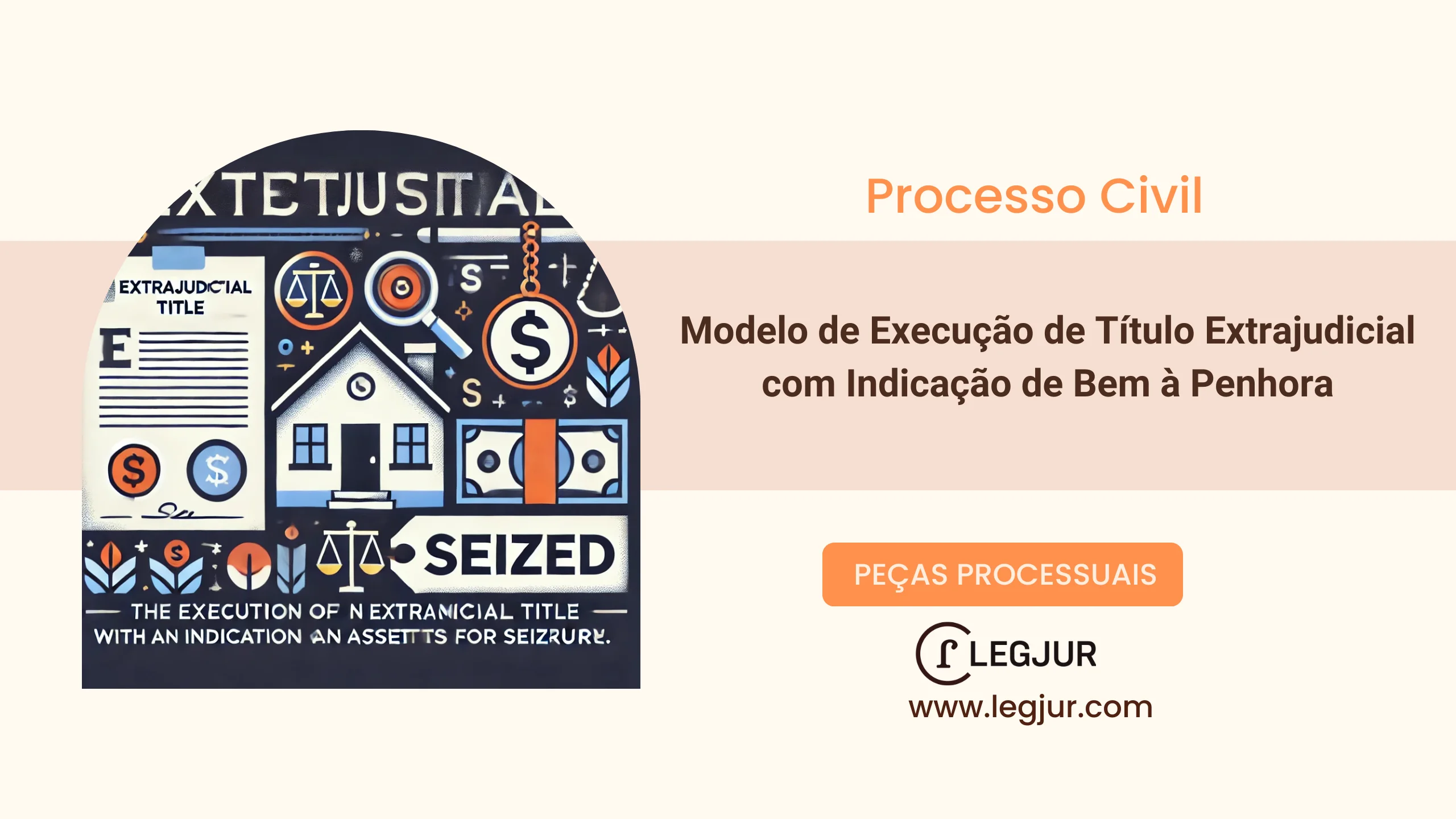 Modelo de Petição Inicial de Ação de Execução de Título Extrajudicial com Indicação de Bem à Penhora – Cobrança de Confissão de Dívida não Paga