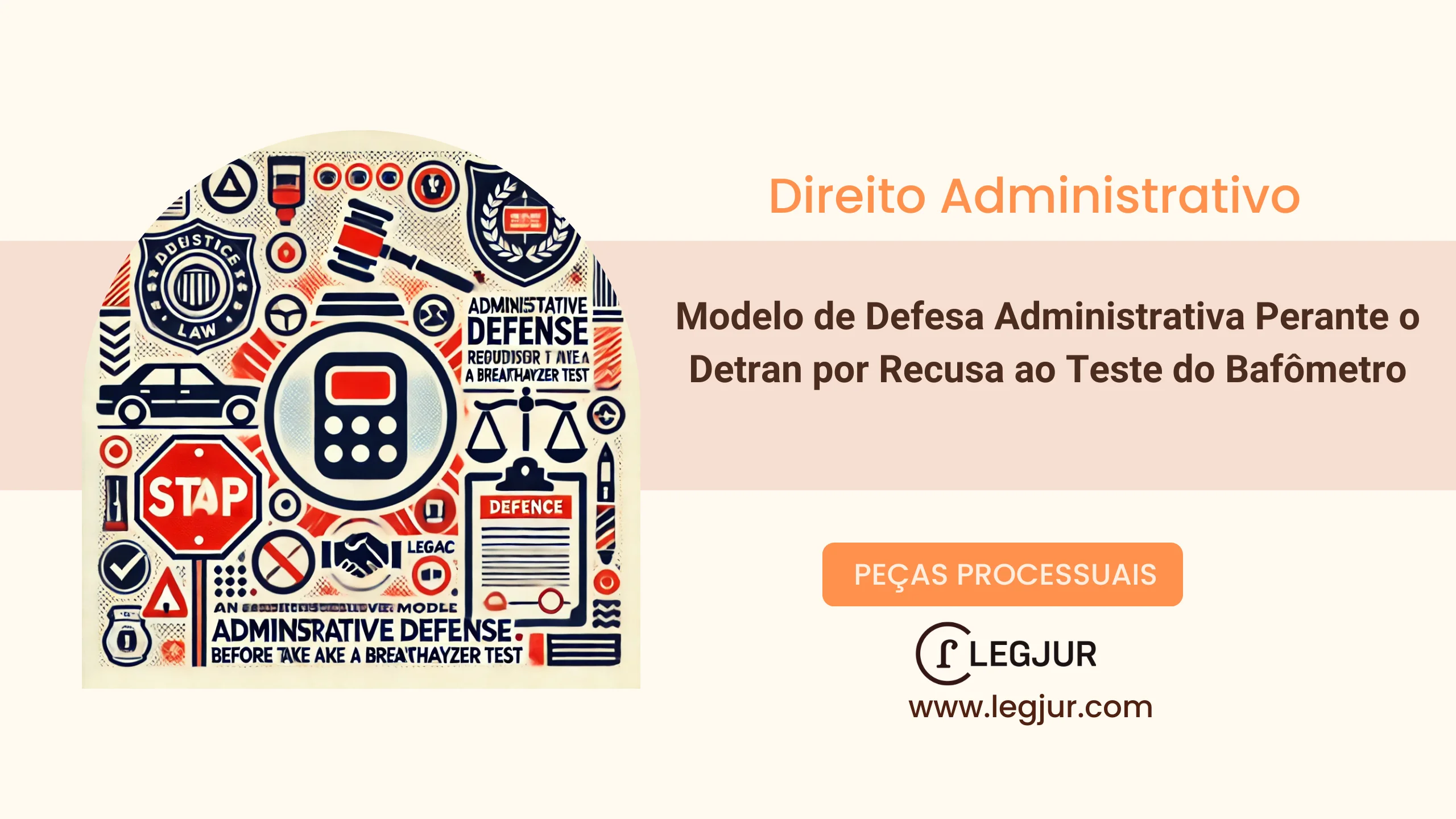 Modelo de Defesa Administrativa ao DETRAN: Anulação de Auto de Infração por Recusa ao Bafômetro com Fundamentação em Condição Médica e Direitos Constitucionais