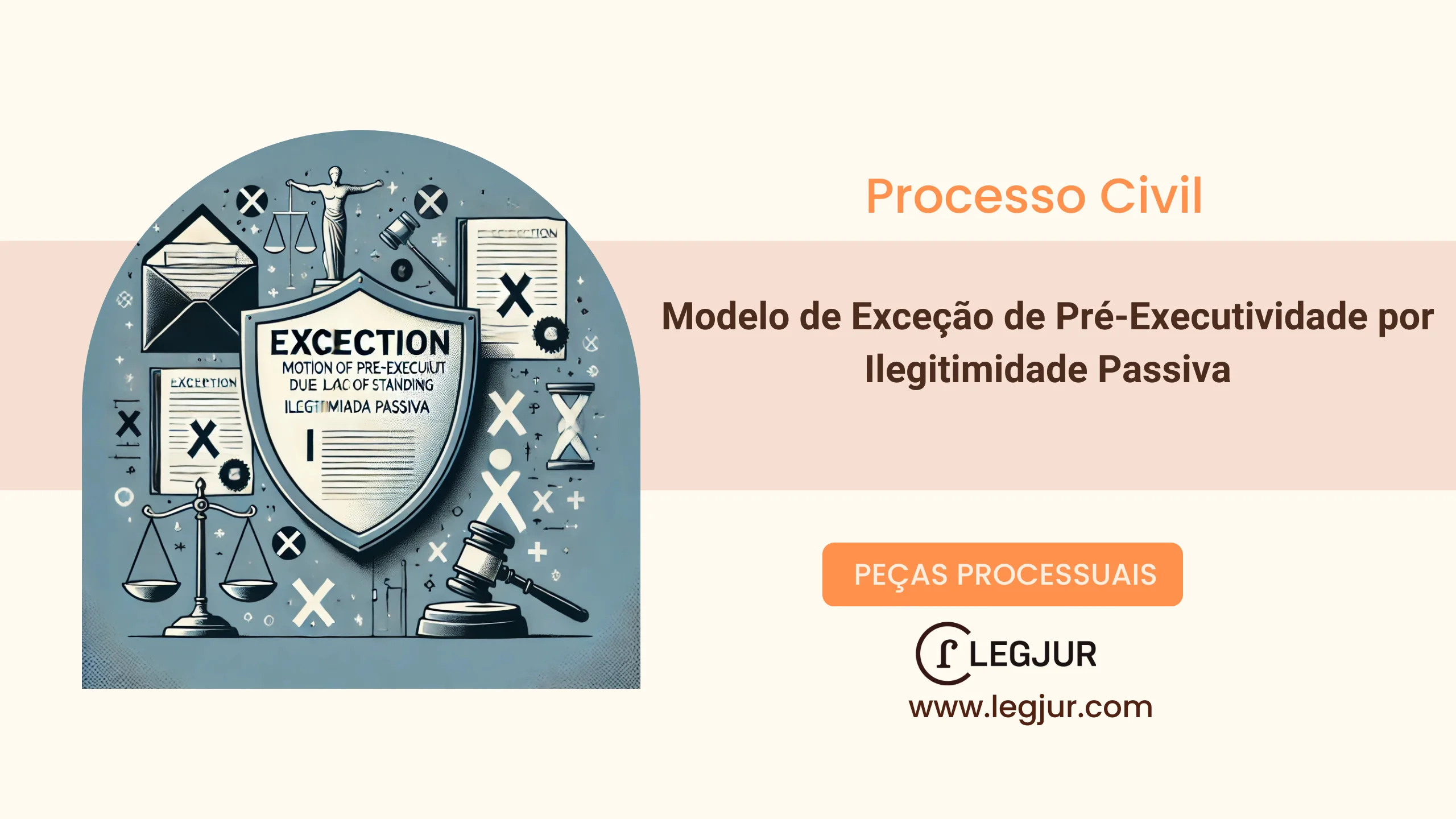 Modelo de Exceção de Pré-Executividade por Ilegitimidade Passiva em Execução de Título Extrajudicial – Pedido de Extinção da Execução em Relação ao Excipiente