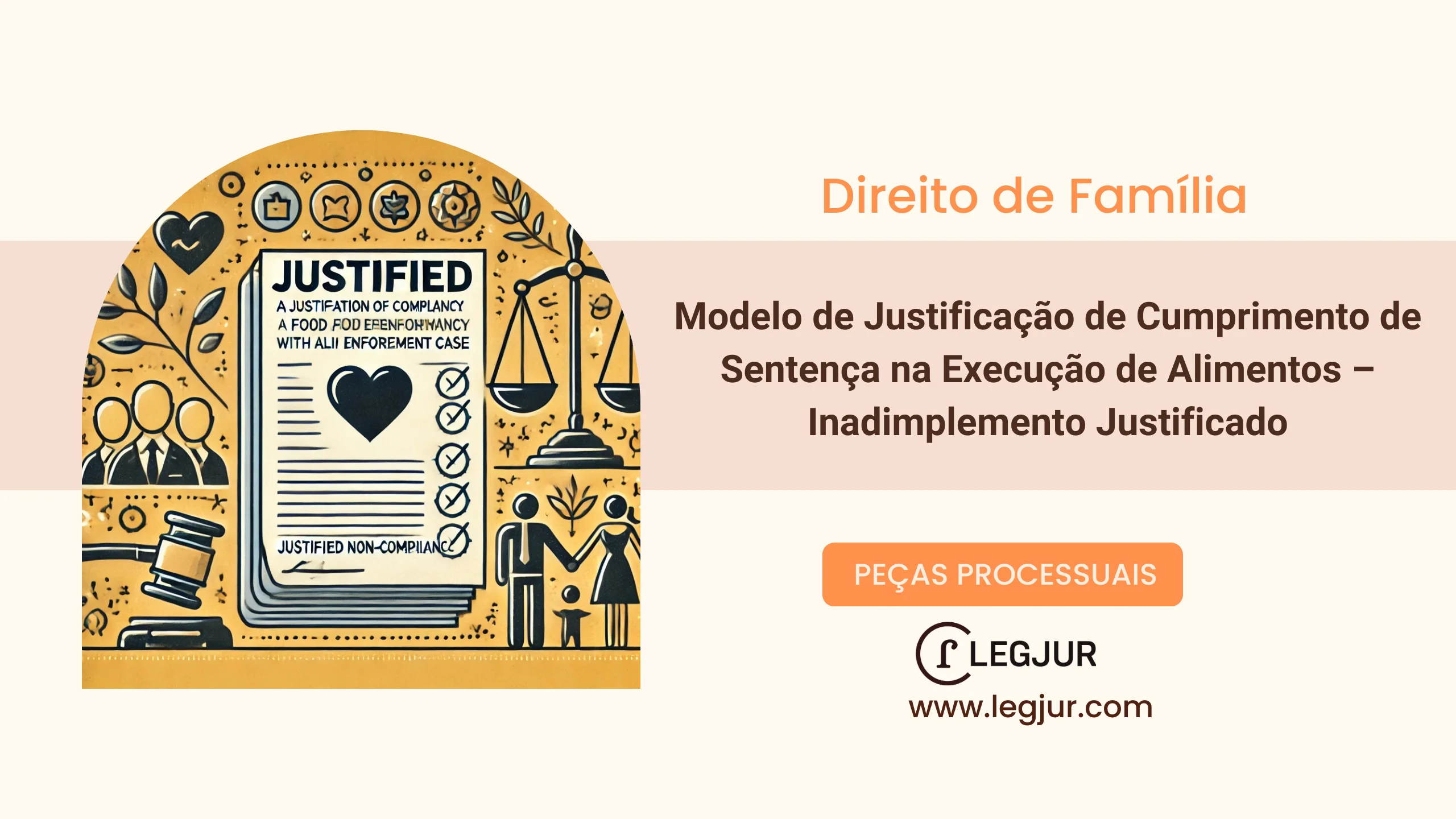 Modelo de Petição de Justificação de Cumprimento de Sentença em Execução de Alimentos: Pedido de Conversão do Rito de Prisão Civil para Constrição Patrimonial por Impossibilidade de Pagamento Integral